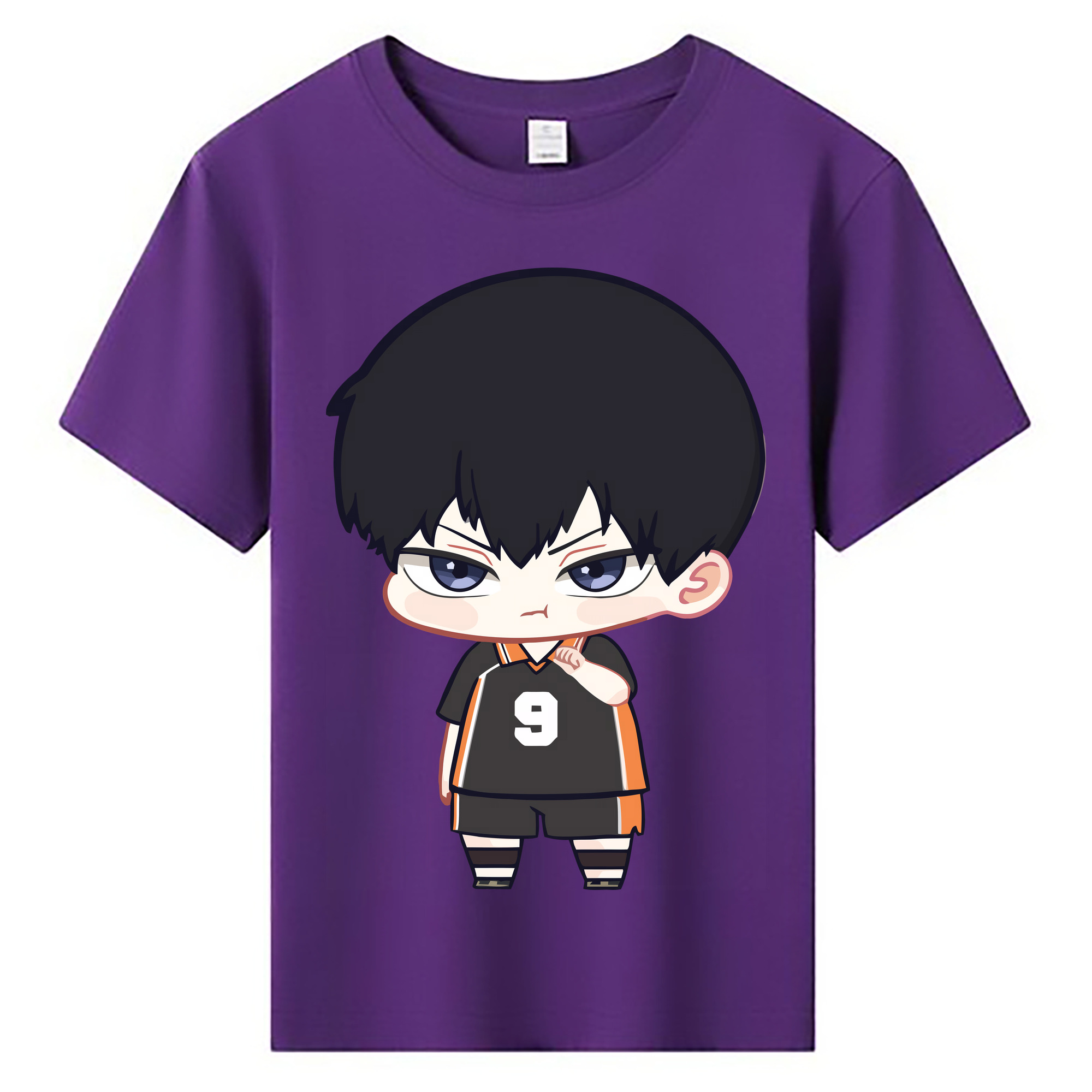 （画像用） ハイキュー!! Haikyu!! 綿100％キッズTシャツ（フロントプリント）