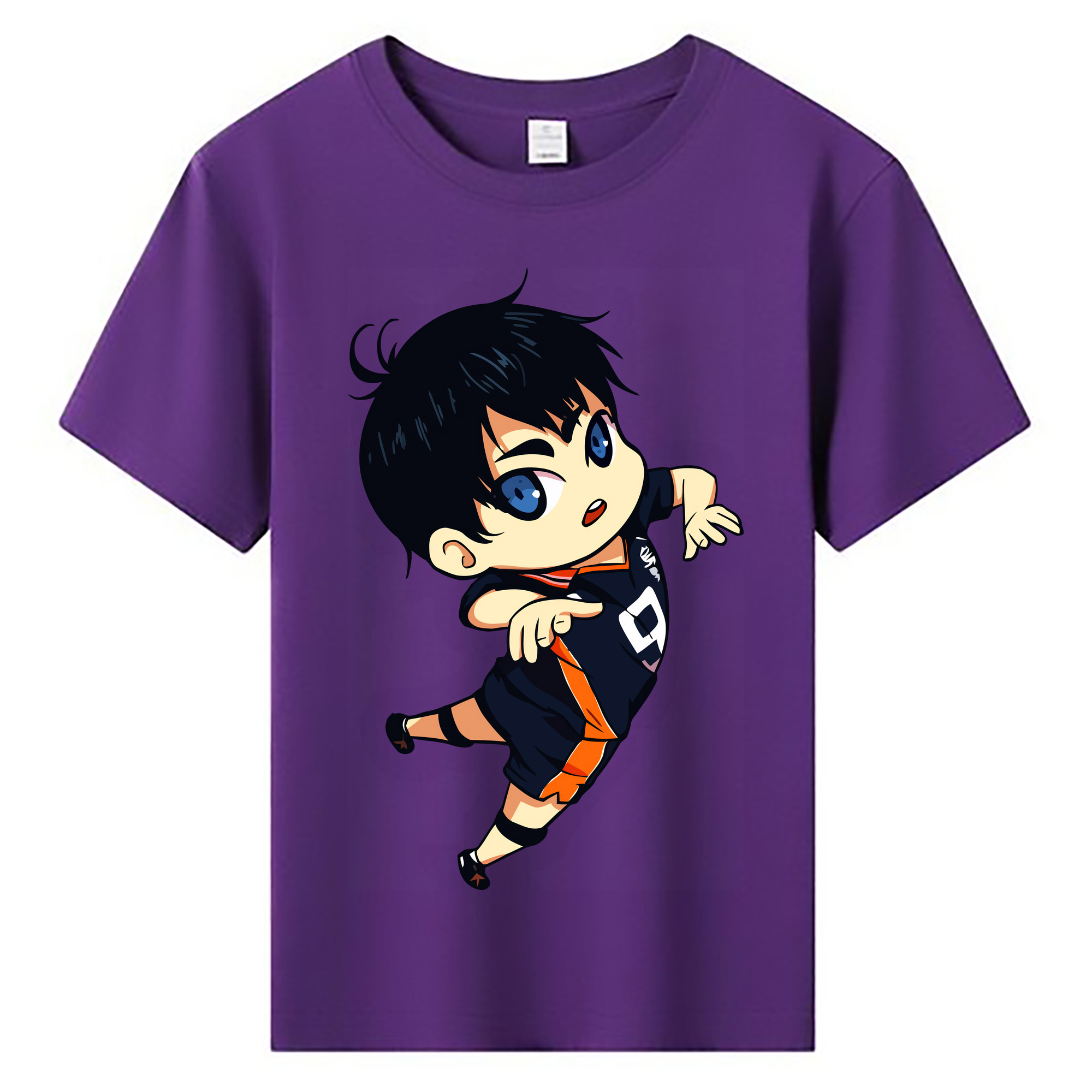 （画像用） ハイキュー!! Haikyu!! 綿100％キッズTシャツ（フロントプリント）