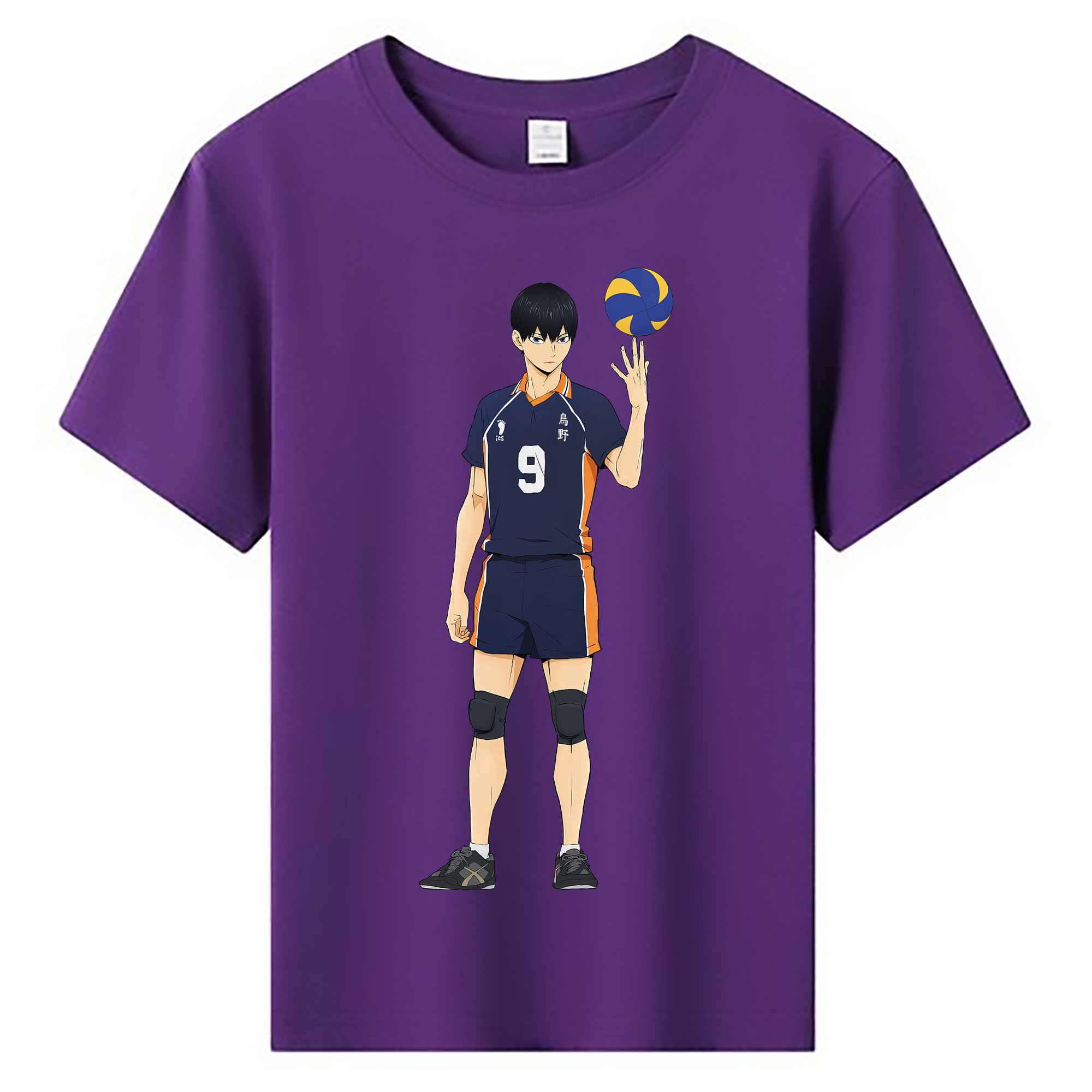 （画像用） ハイキュー!! Haikyu!! 綿100％キッズTシャツ（フロントプリント）