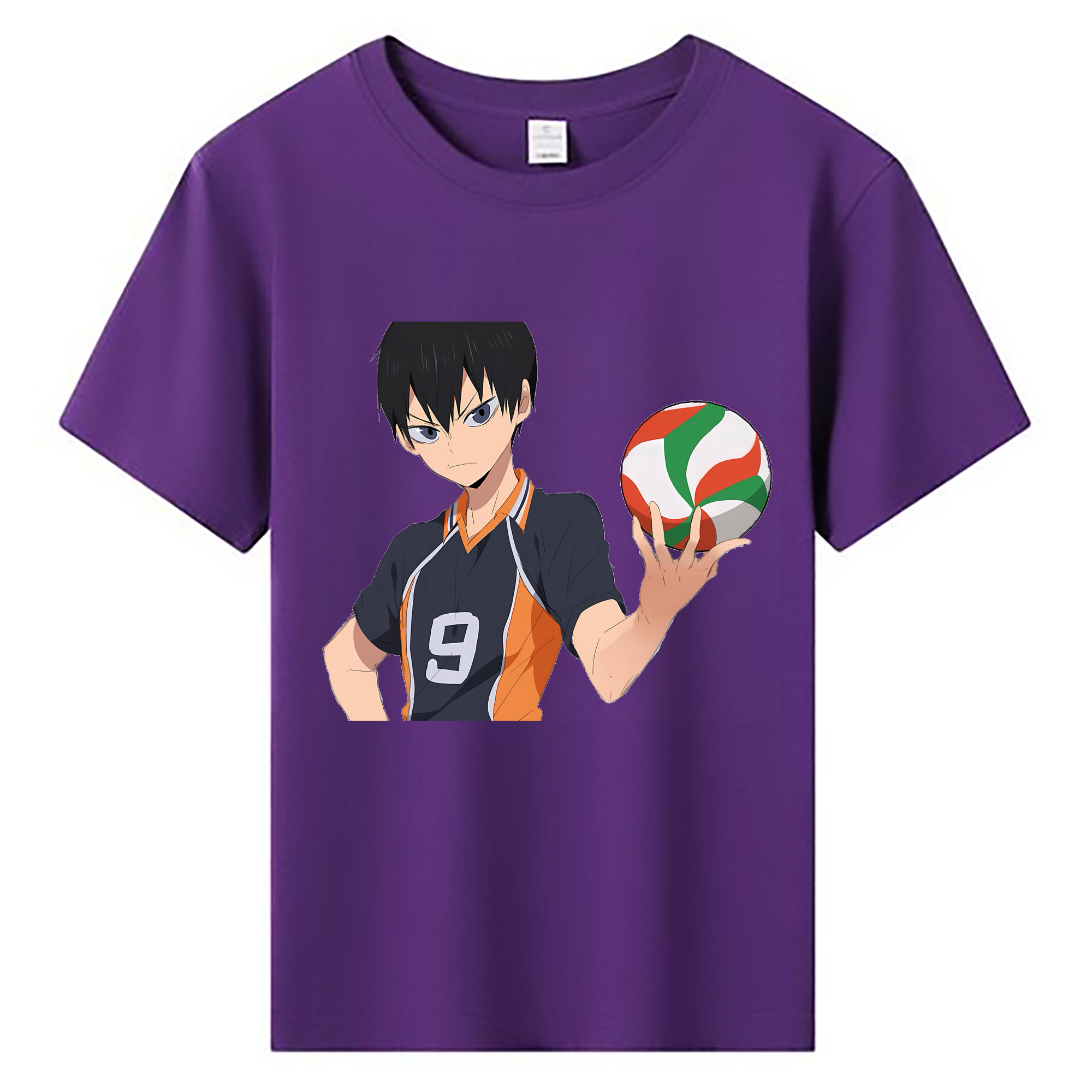 （画像用） ハイキュー!! Haikyu!! 綿100％キッズTシャツ（フロントプリント）