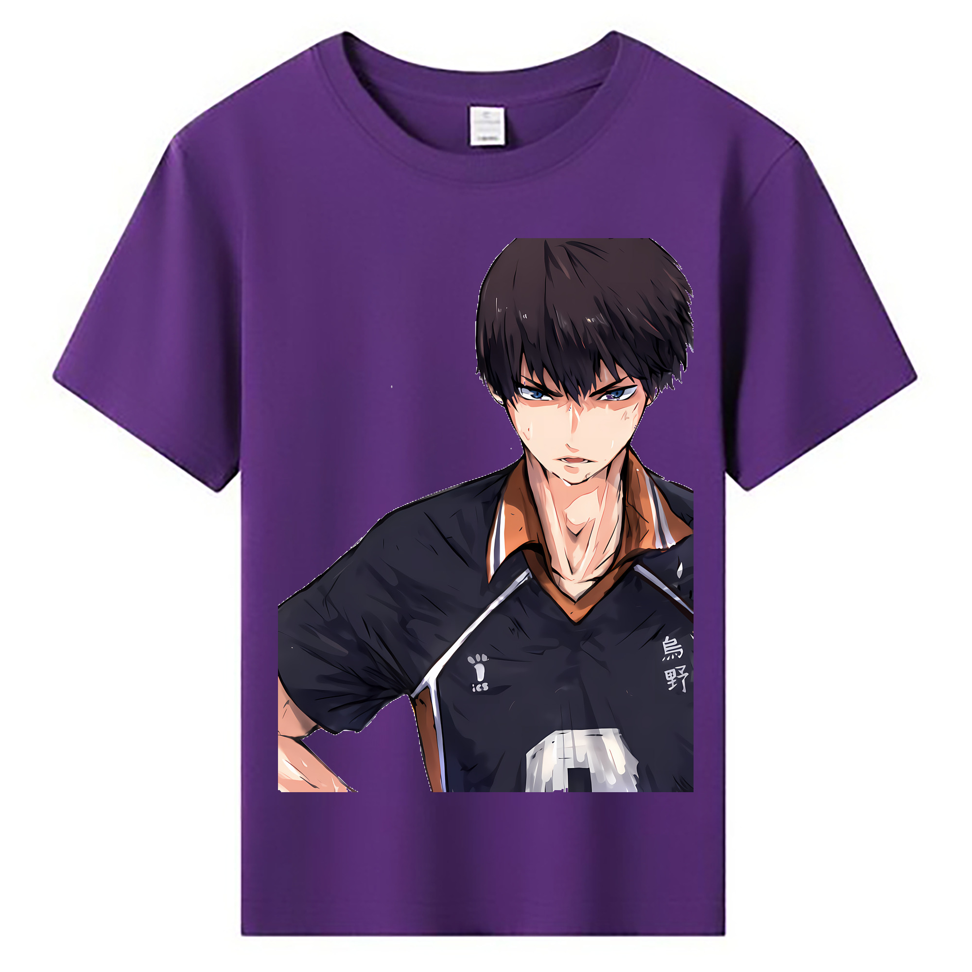 （画像用） ハイキュー!! Haikyu!! 綿100％キッズTシャツ（フロントプリント）