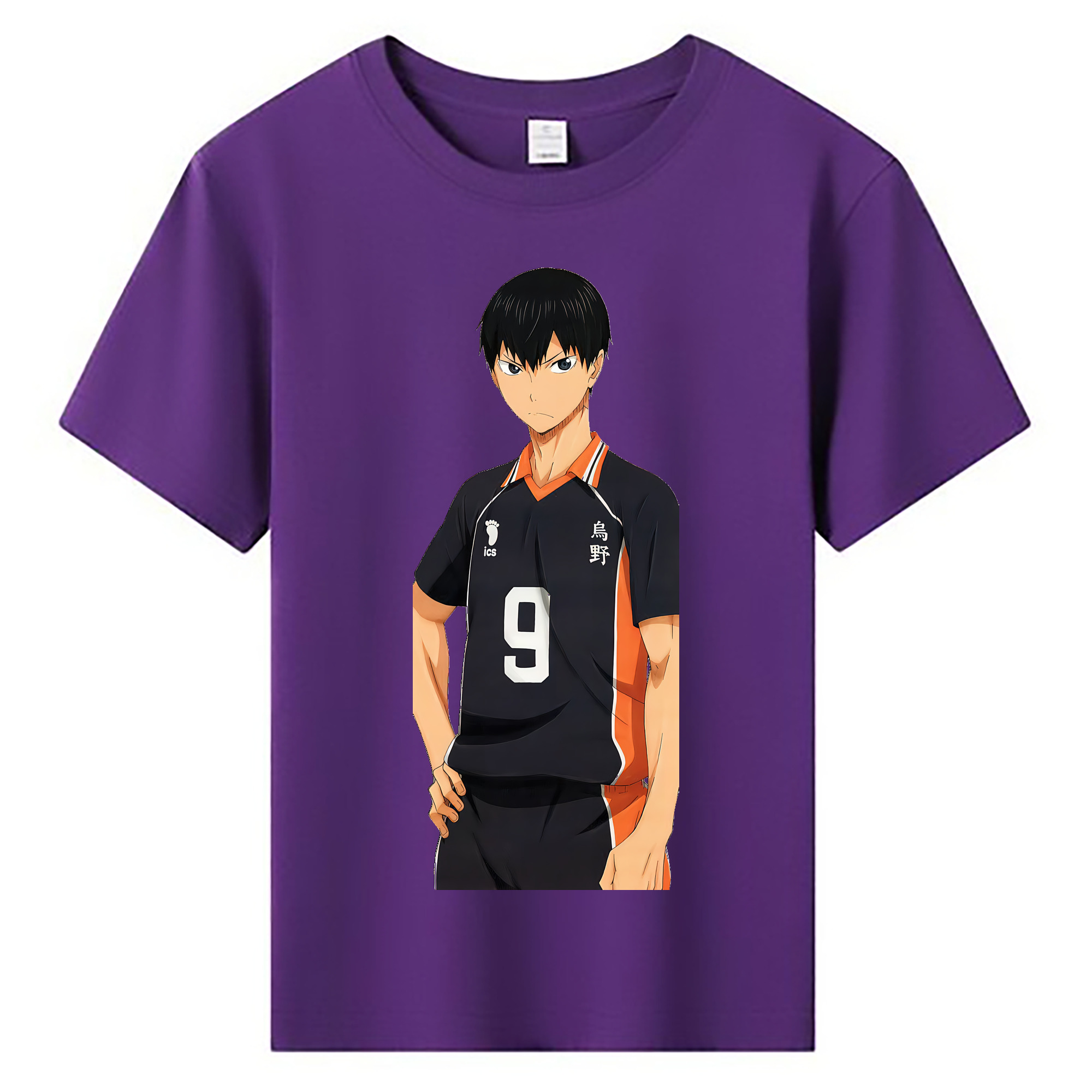 （画像用） ハイキュー!! Haikyu!! 綿100％キッズTシャツ（フロントプリント）