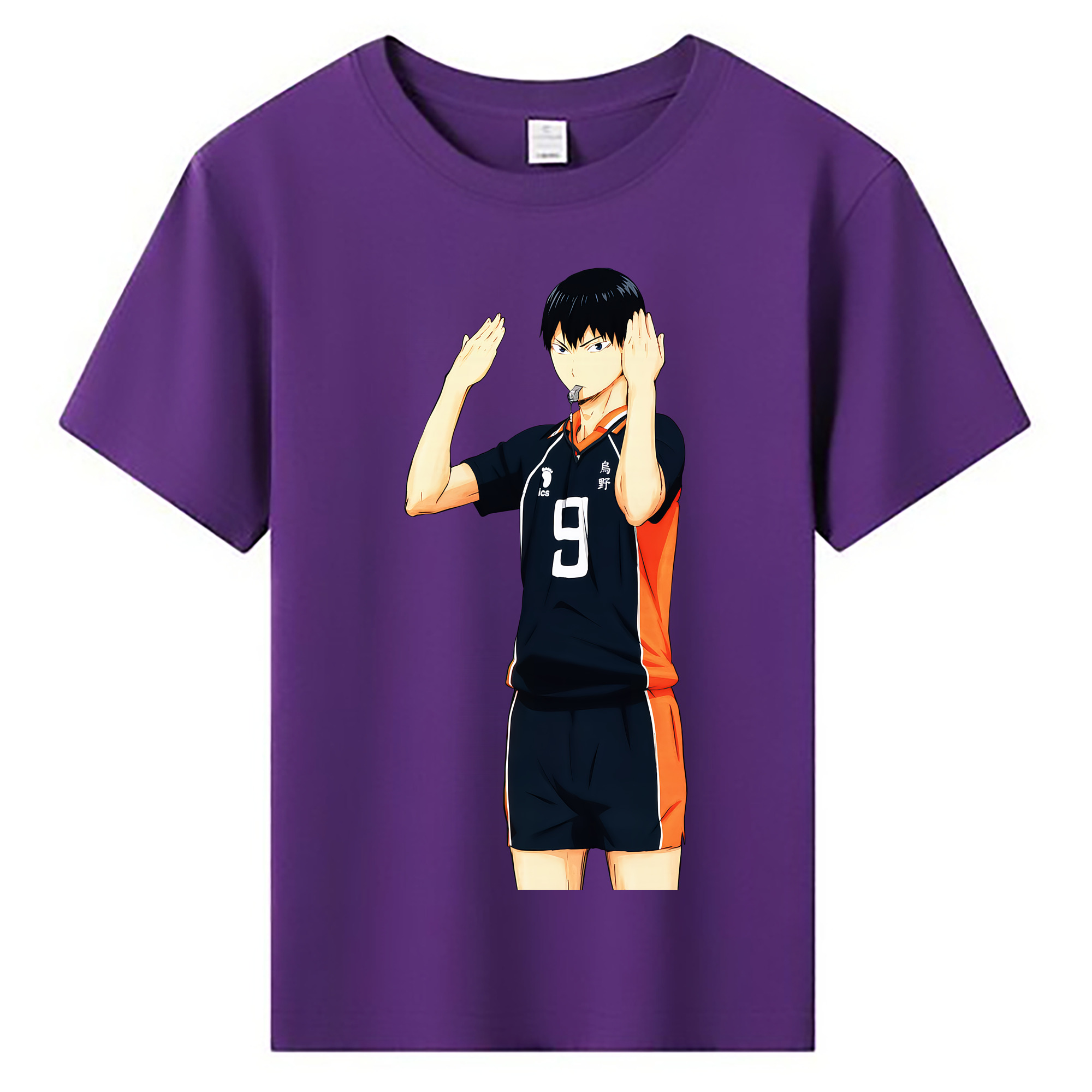 （画像用） ハイキュー!! Haikyu!! 綿100％キッズTシャツ（フロントプリント）