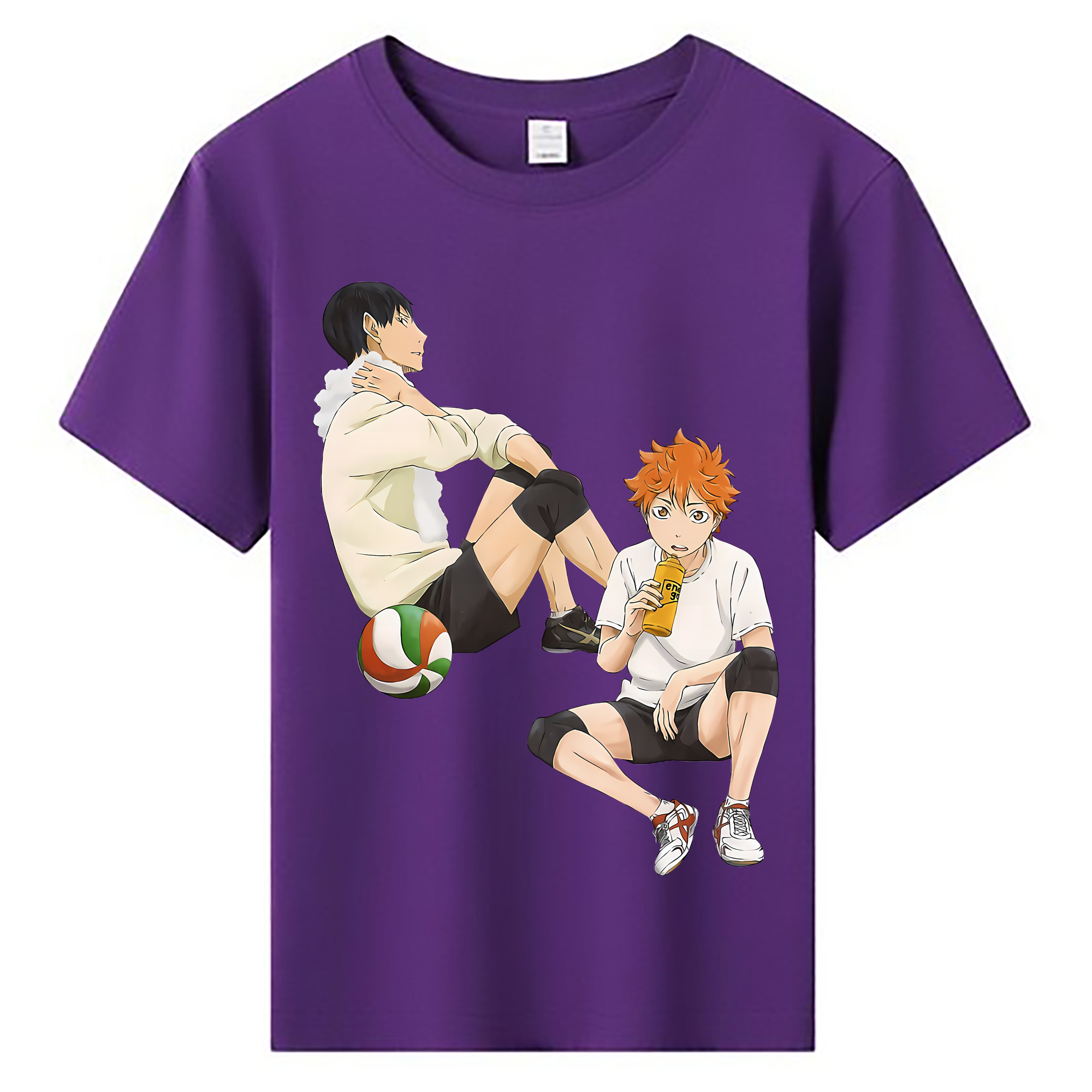 （画像用） ハイキュー!! Haikyu!! 綿100％キッズTシャツ（フロントプリント）