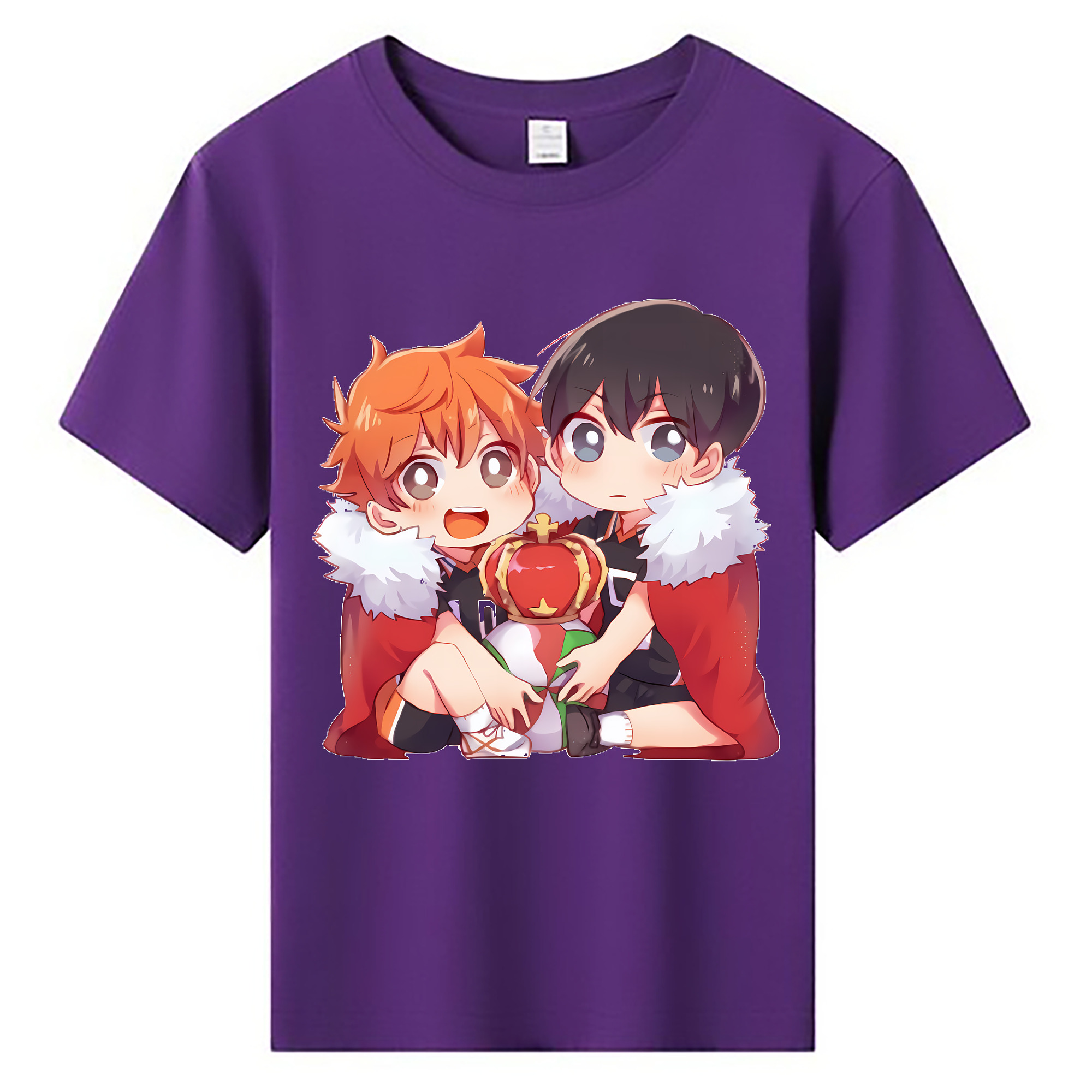 （画像用） ハイキュー!! Haikyu!! 綿100％キッズTシャツ（フロントプリント）