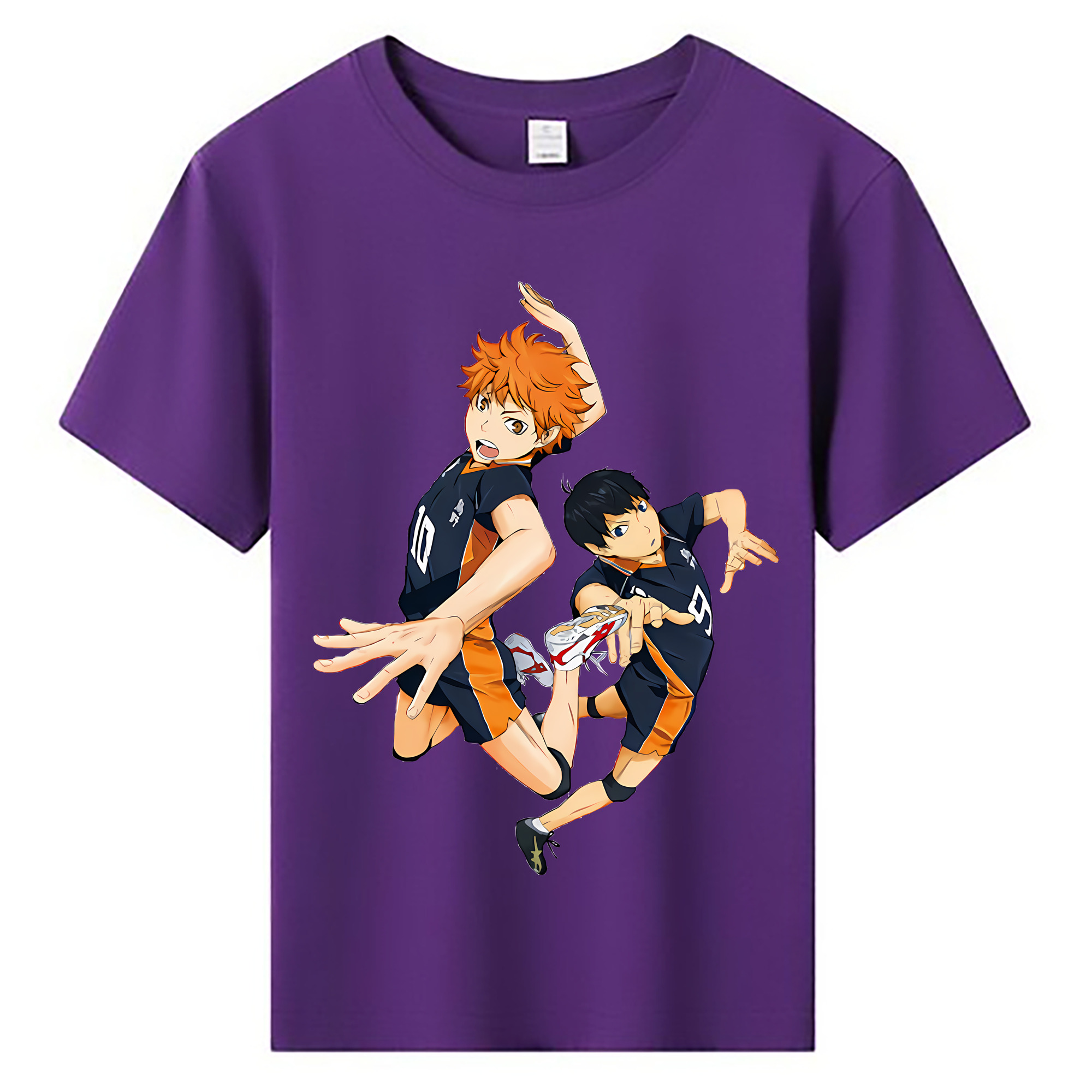 （画像用） ハイキュー!! Haikyu!! 綿100％キッズTシャツ（フロントプリント）