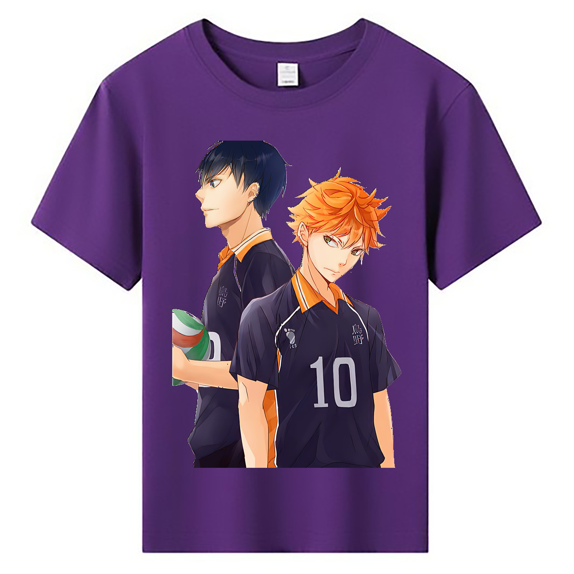 （画像用） ハイキュー!! Haikyu!! 綿100％キッズTシャツ（フロントプリント）