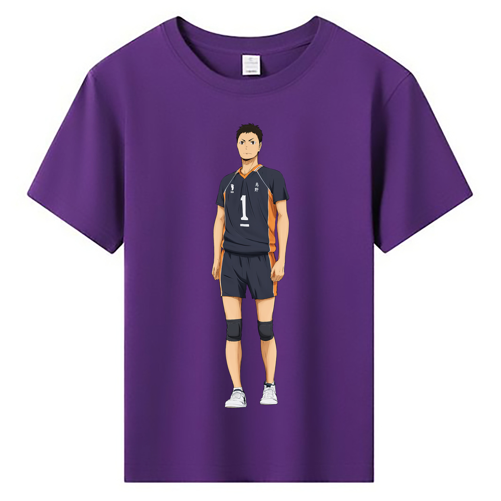 （画像用） ハイキュー!! Haikyu!! 綿100％キッズTシャツ（フロントプリント）