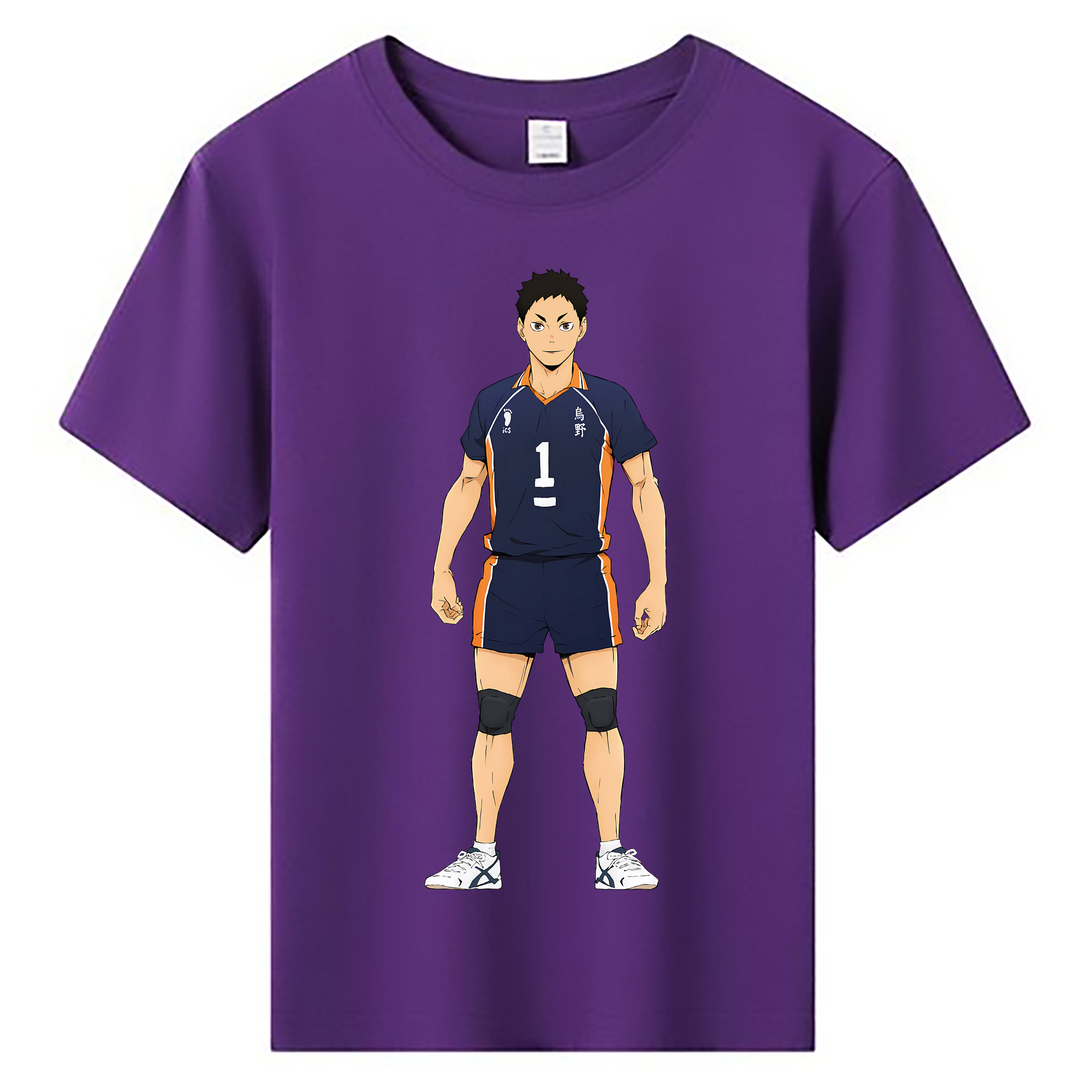 （画像用） ハイキュー!! Haikyu!! 綿100％キッズTシャツ（フロントプリント）