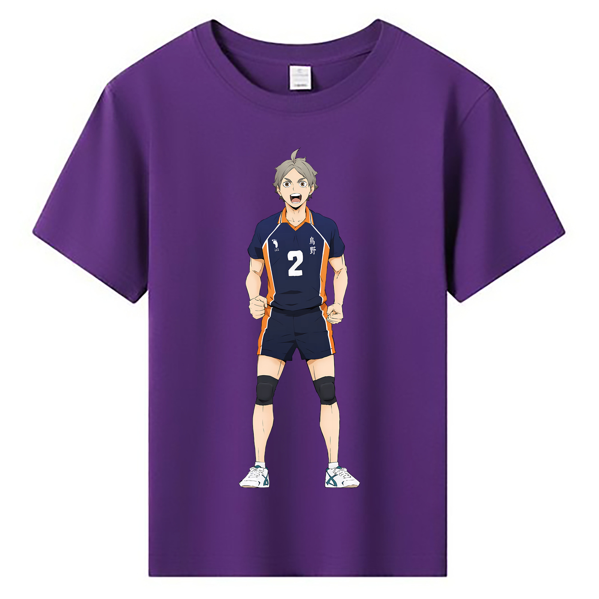 （画像用） ハイキュー!! Haikyu!! 綿100％キッズTシャツ（フロントプリント）