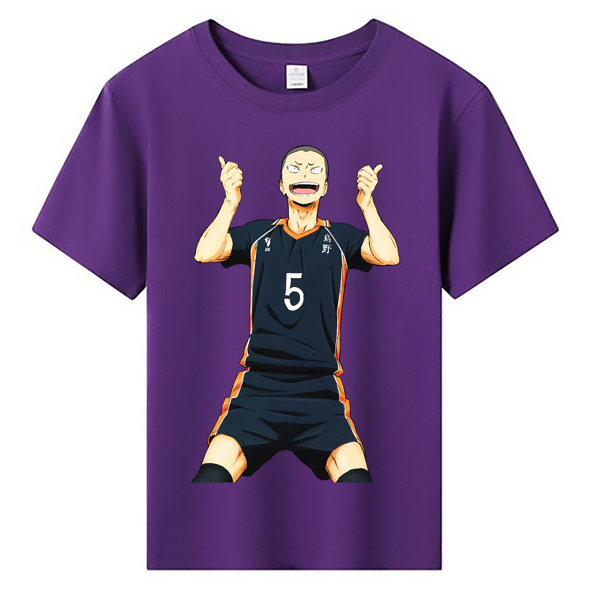 （画像用） ハイキュー!! Haikyu!! 綿100％キッズTシャツ（フロントプリント）