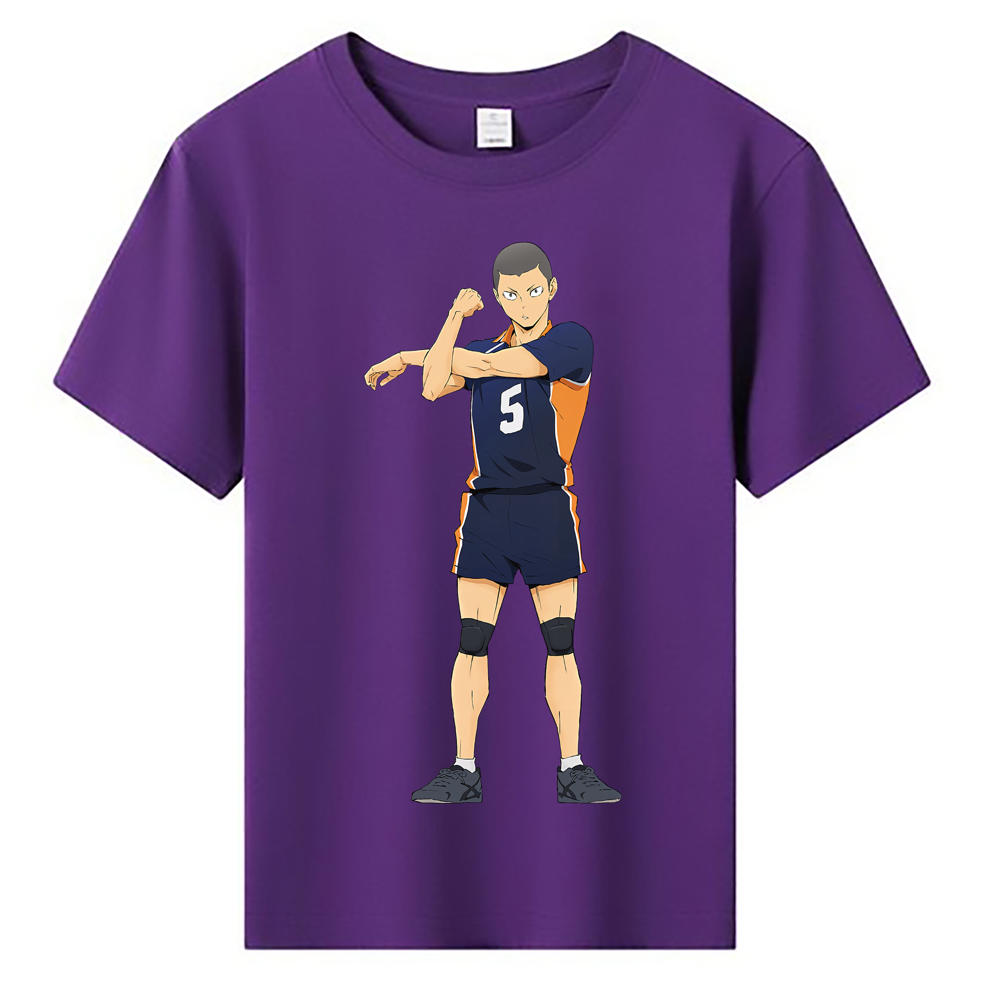（画像用） ハイキュー!! Haikyu!! 綿100％キッズTシャツ（フロントプリント）