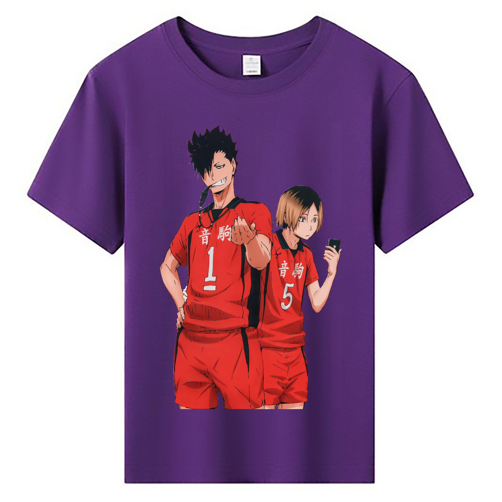 （画像用） ハイキュー!! Haikyu!! 綿100％キッズTシャツ（フロントプリント）