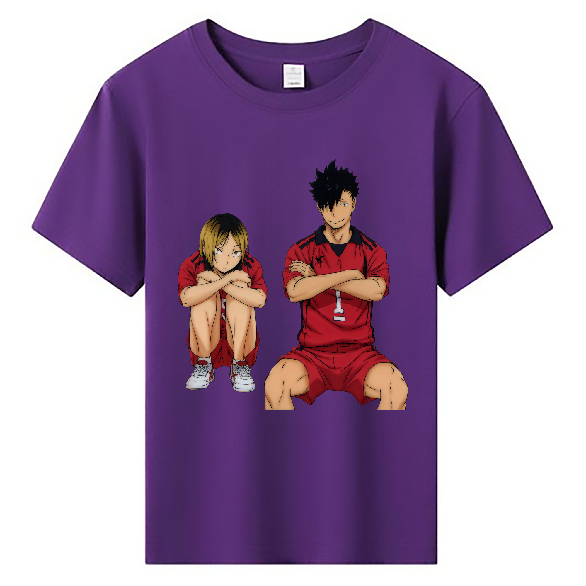 （画像用） ハイキュー!! Haikyu!! 綿100％キッズTシャツ（フロントプリント）