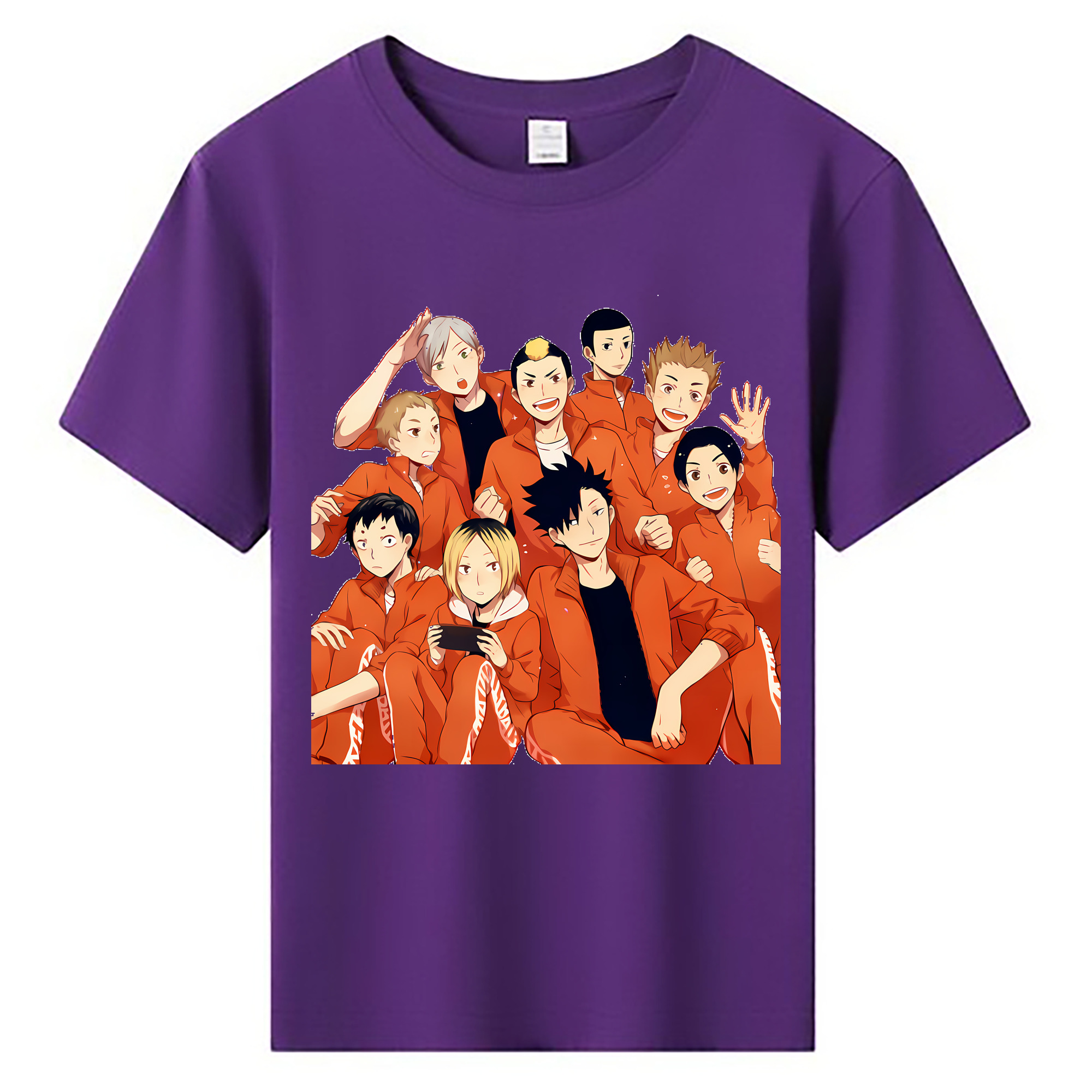 （画像用） ハイキュー!! Haikyu!! 綿100％キッズTシャツ（フロントプリント）