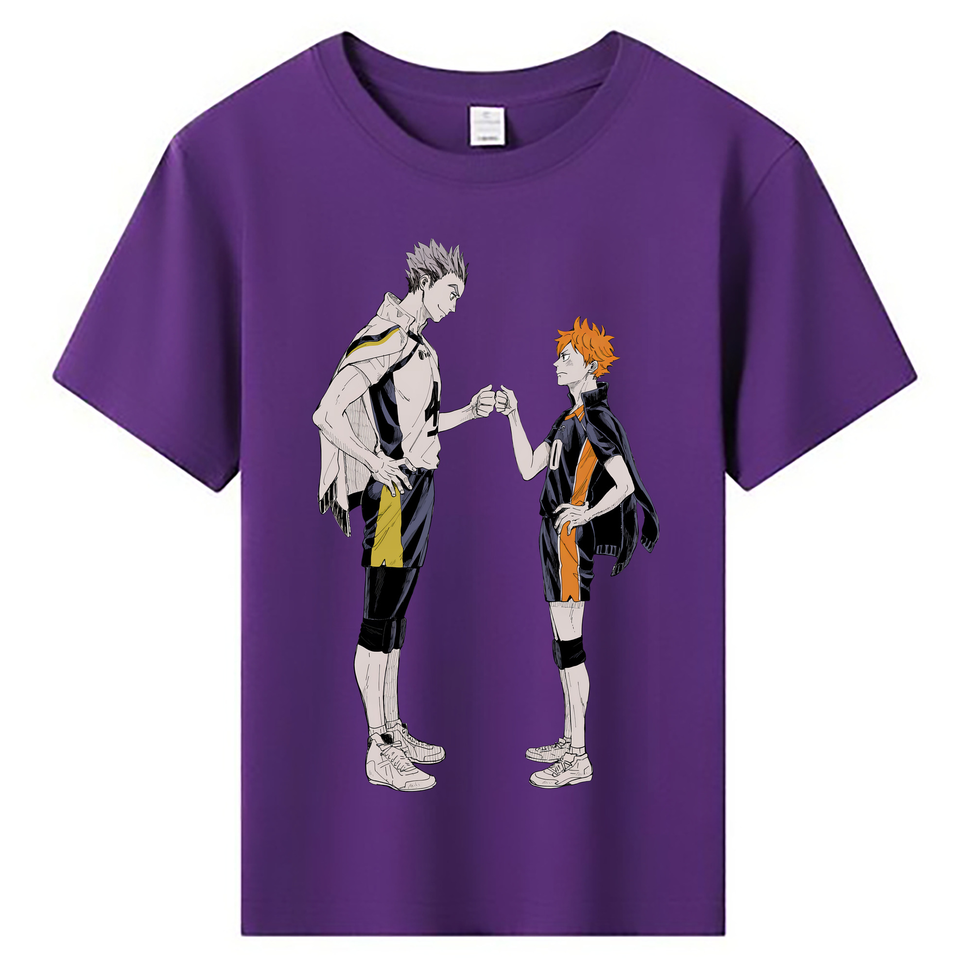（画像用） ハイキュー!! Haikyu!! 綿100％キッズTシャツ（フロントプリント）