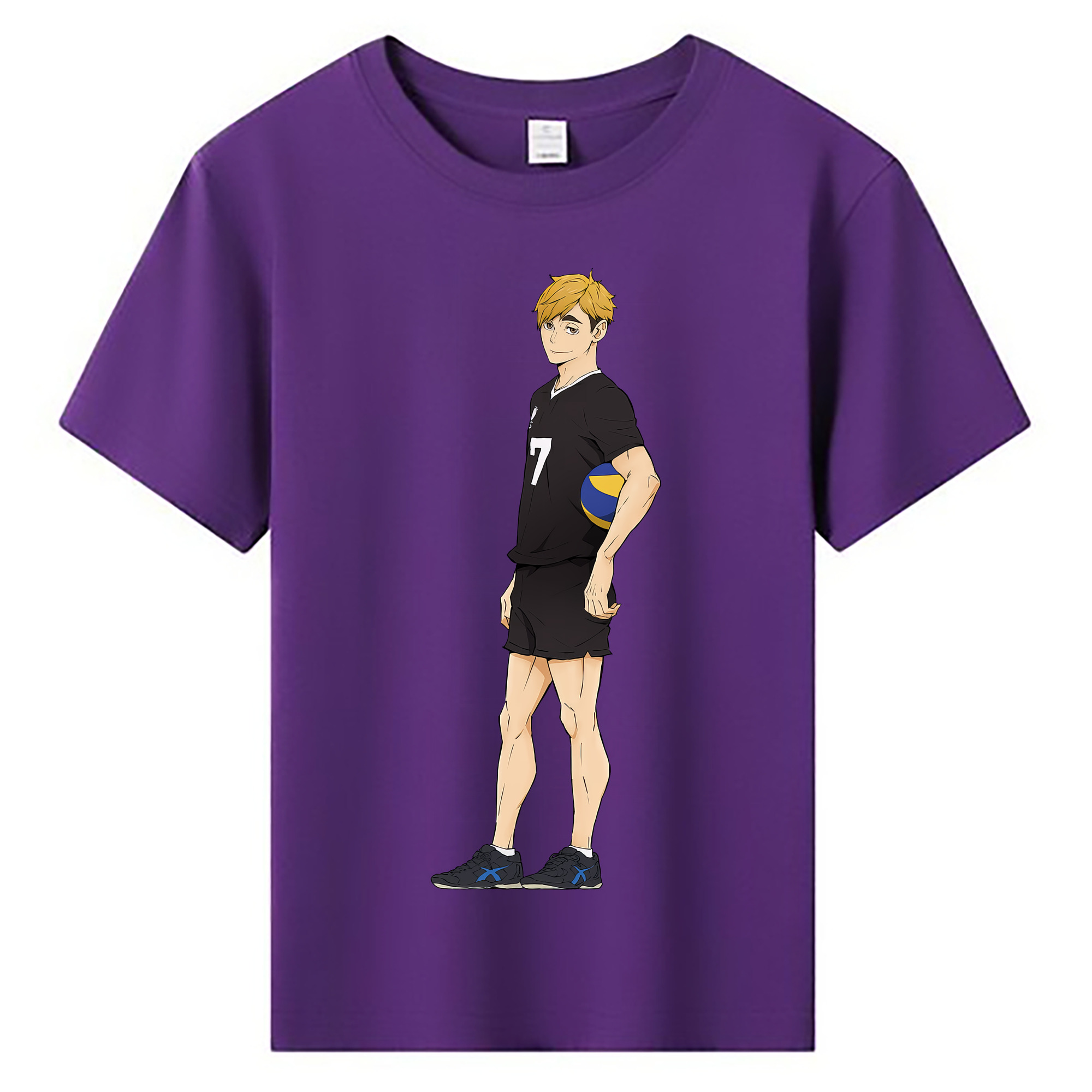 （画像用） ハイキュー!! Haikyu!! 綿100％キッズTシャツ（フロントプリント）