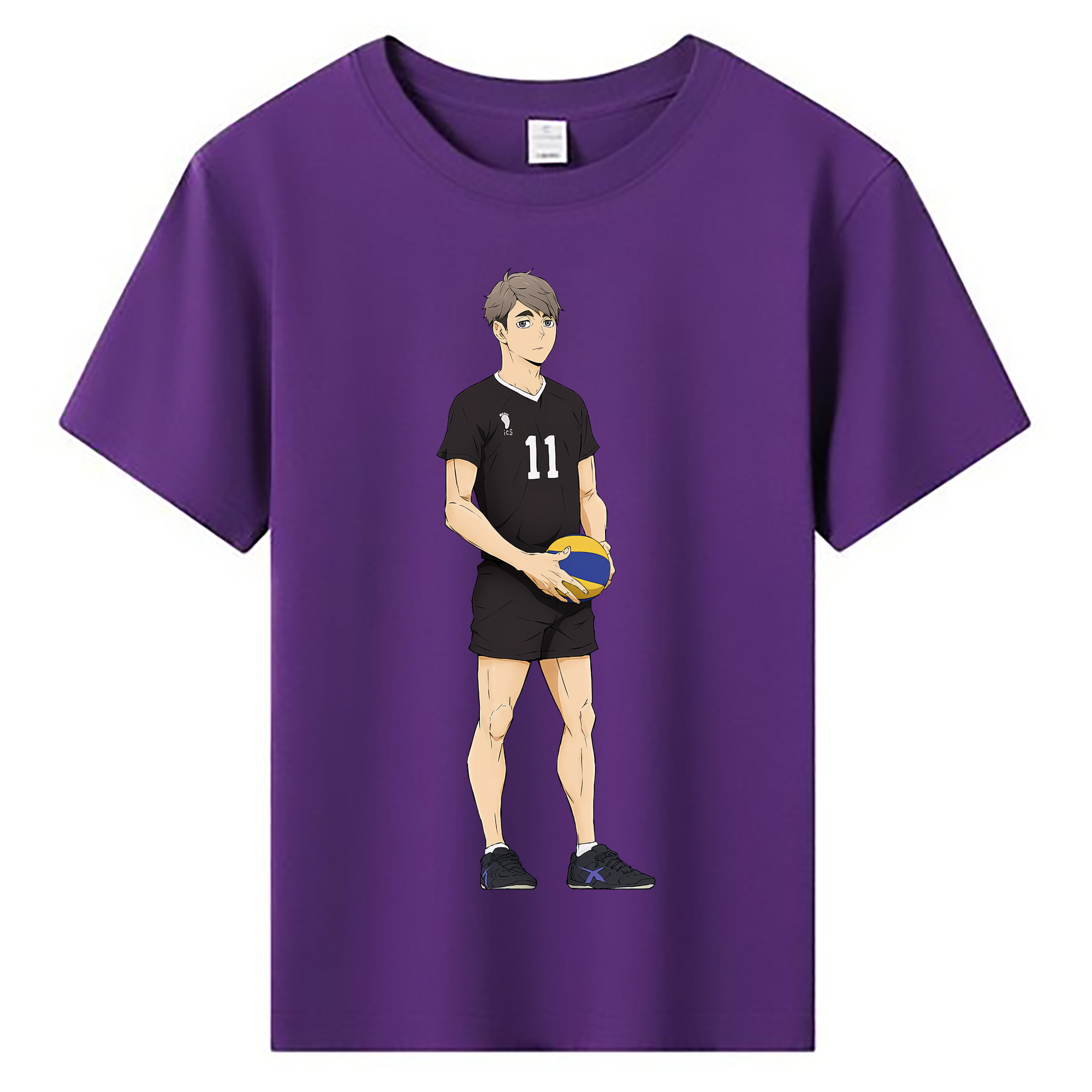 （画像用） ハイキュー!! Haikyu!! 綿100％キッズTシャツ（フロントプリント）