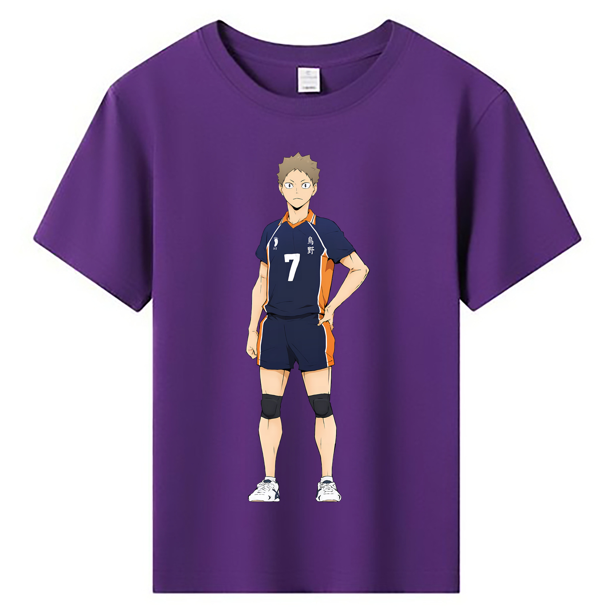 （画像用） ハイキュー!! Haikyu!! 綿100％キッズTシャツ（フロントプリント）