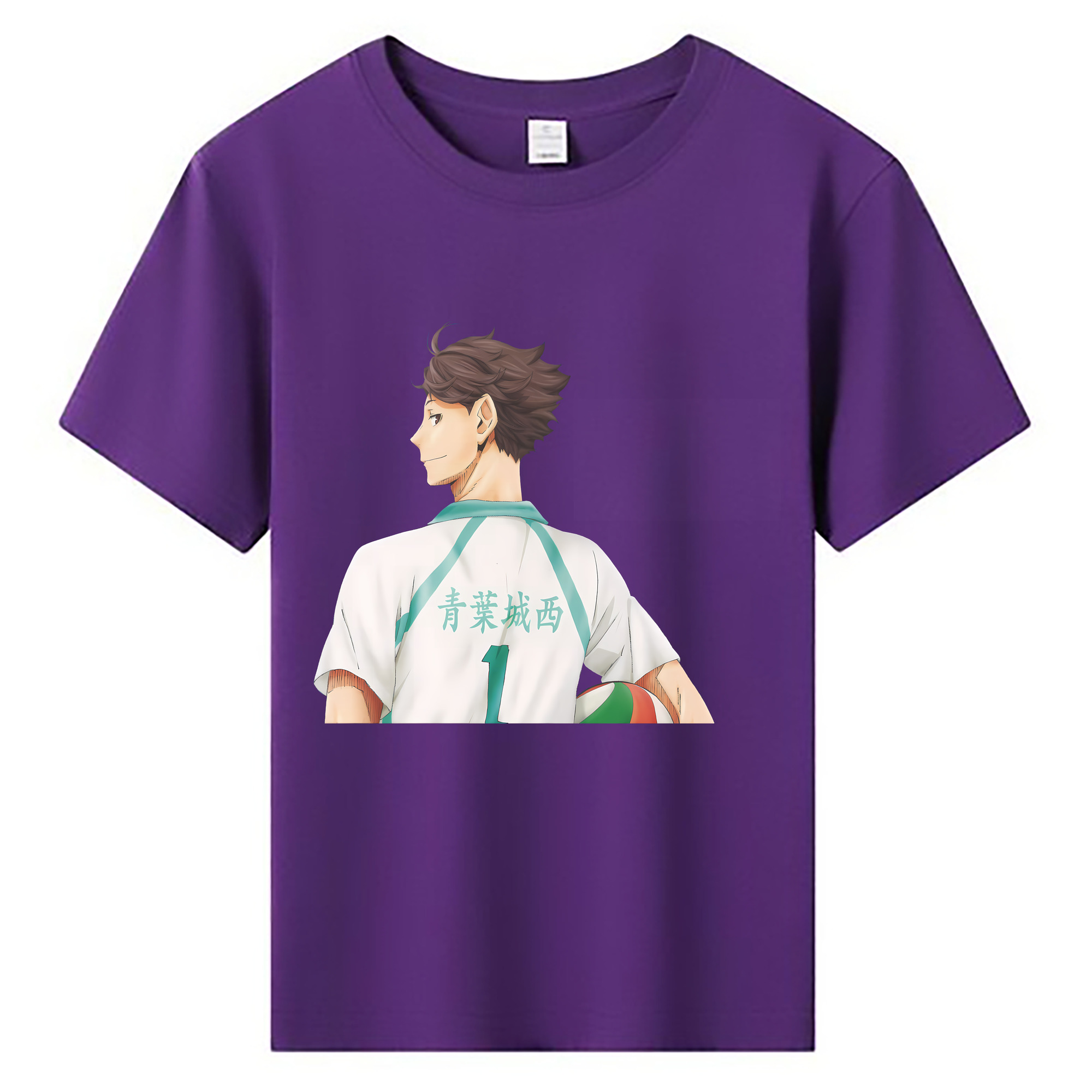 （画像用） ハイキュー!! Haikyu!! 綿100％キッズTシャツ（フロントプリント）