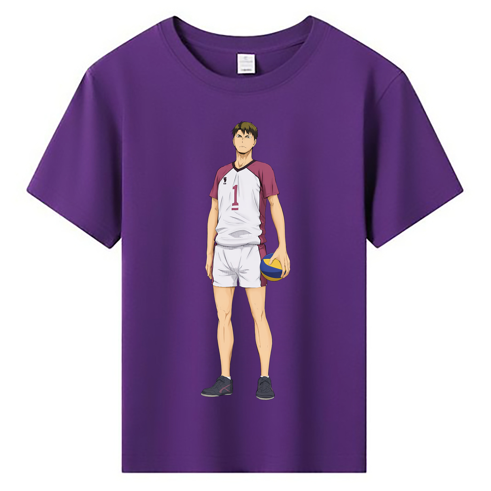 （画像用） ハイキュー!! Haikyu!! 綿100％キッズTシャツ（フロントプリント）