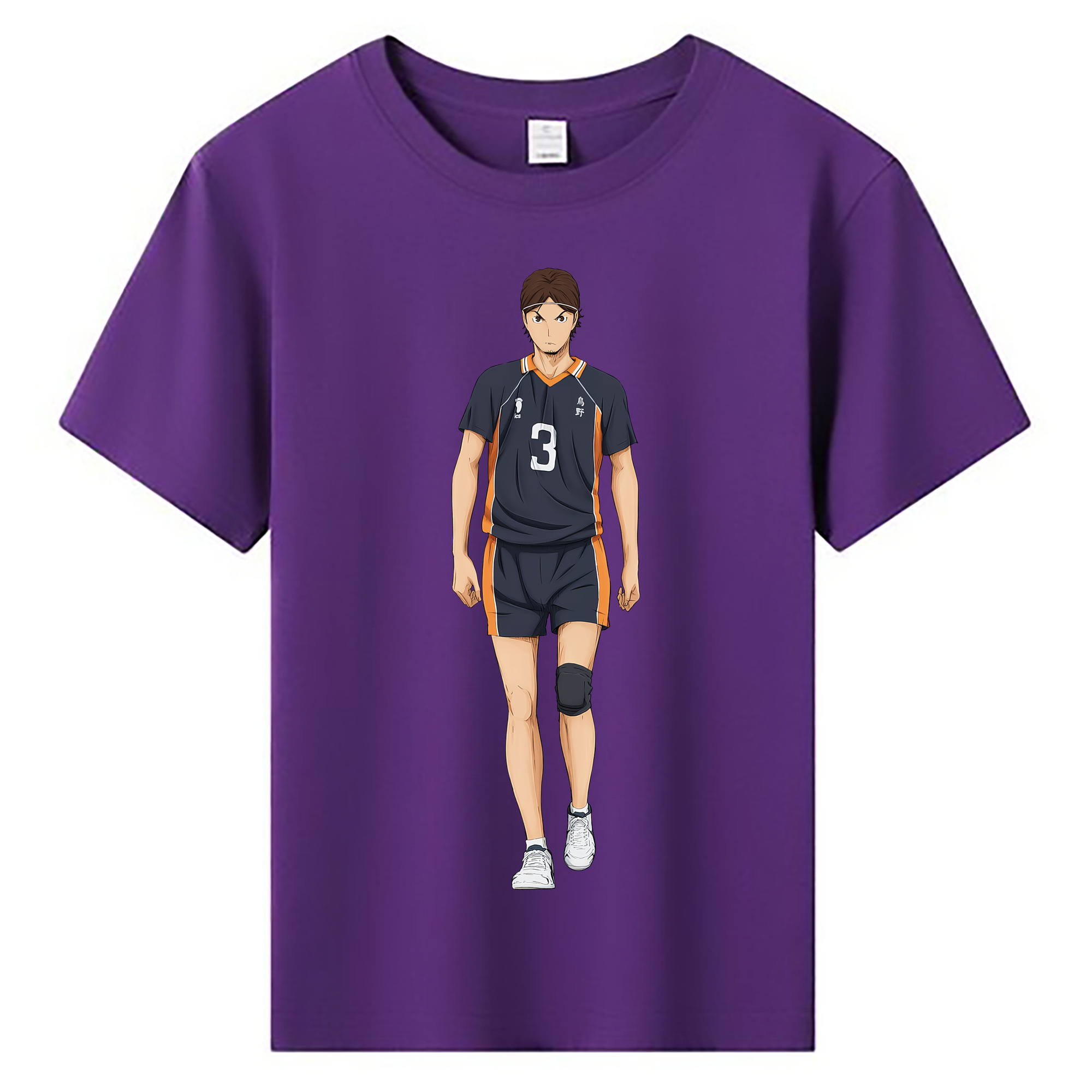 （画像用） ハイキュー!! Haikyu!! 綿100％キッズTシャツ（フロントプリント）