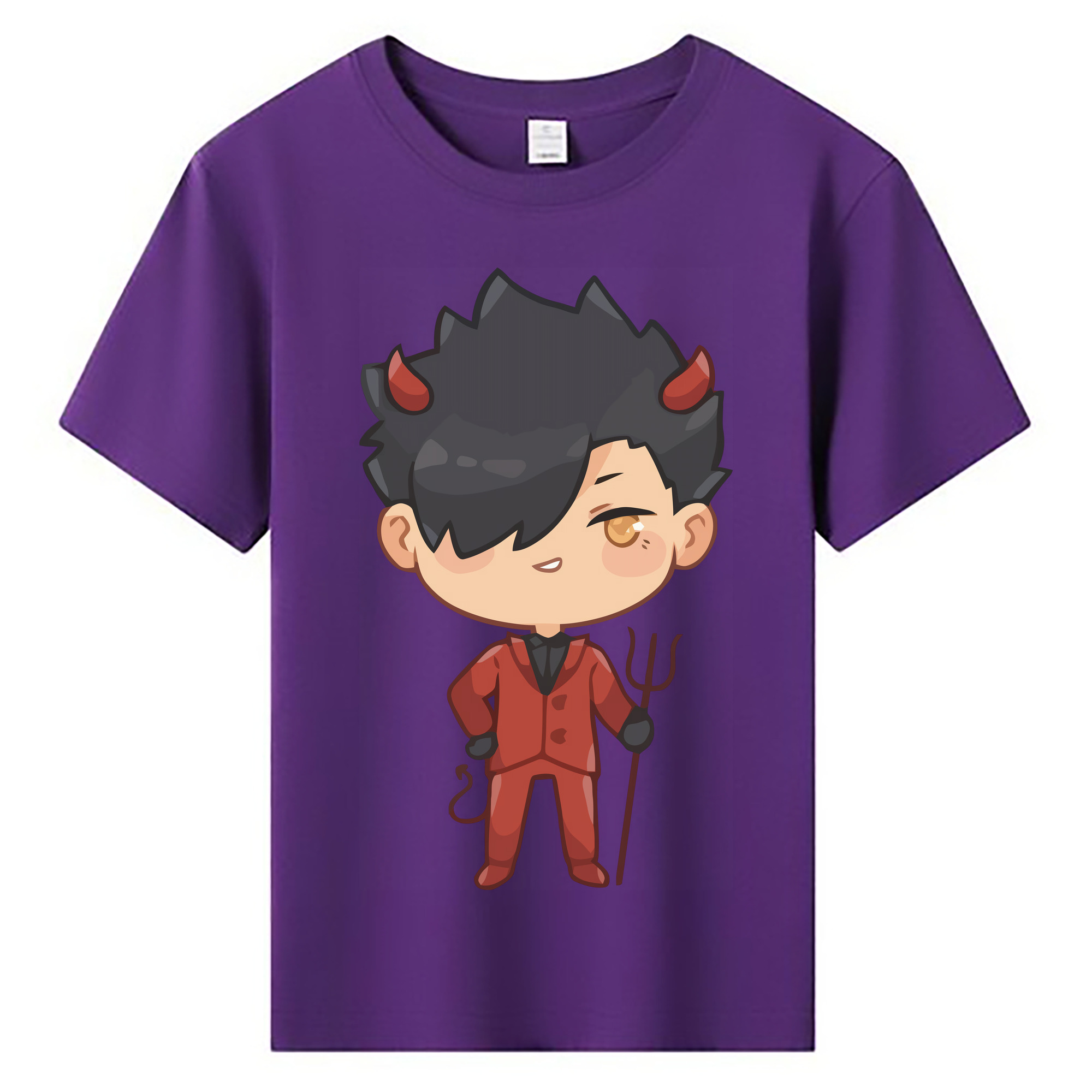 （画像用） ハイキュー!! Haikyu!! 綿100％キッズTシャツ（フロントプリント）