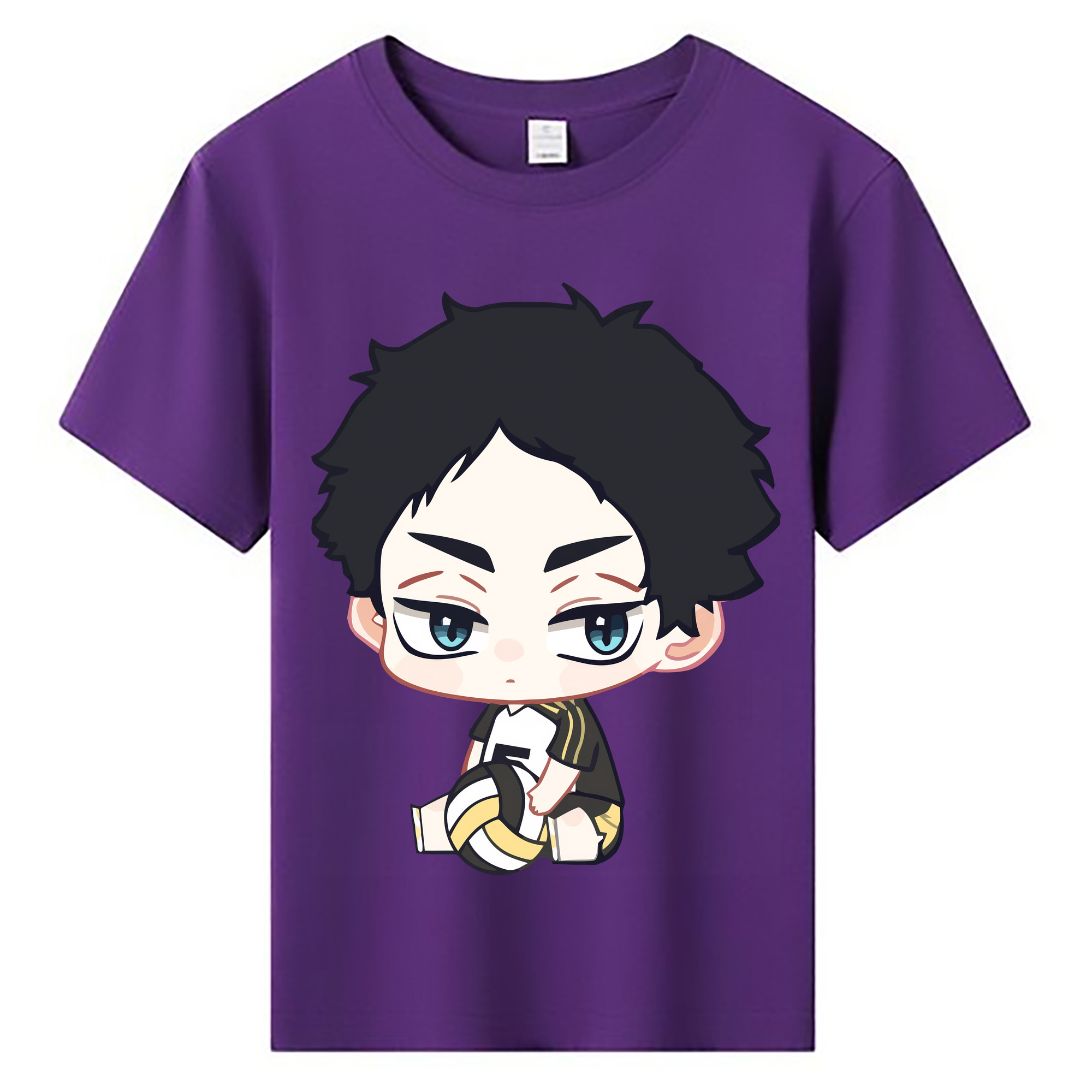 （画像用） ハイキュー!! Haikyu!! 綿100％キッズTシャツ（フロントプリント）