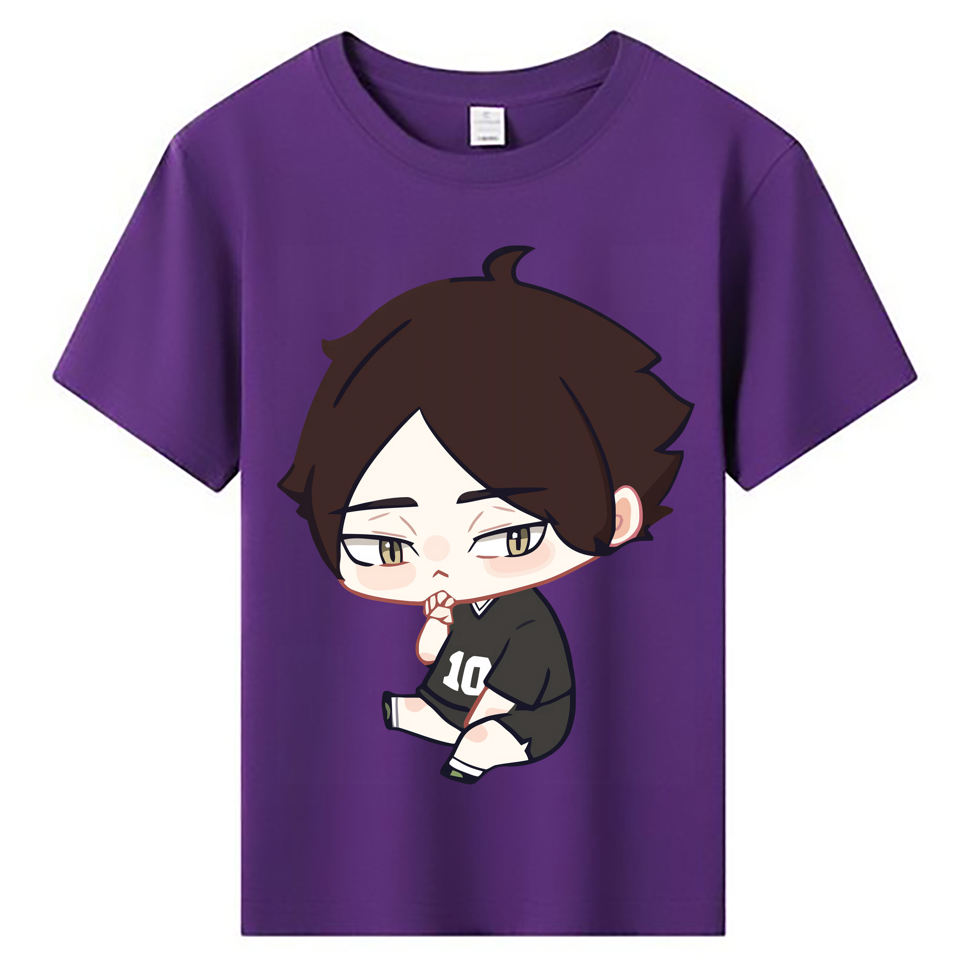 （画像用） ハイキュー!! Haikyu!! 綿100％キッズTシャツ（フロントプリント）