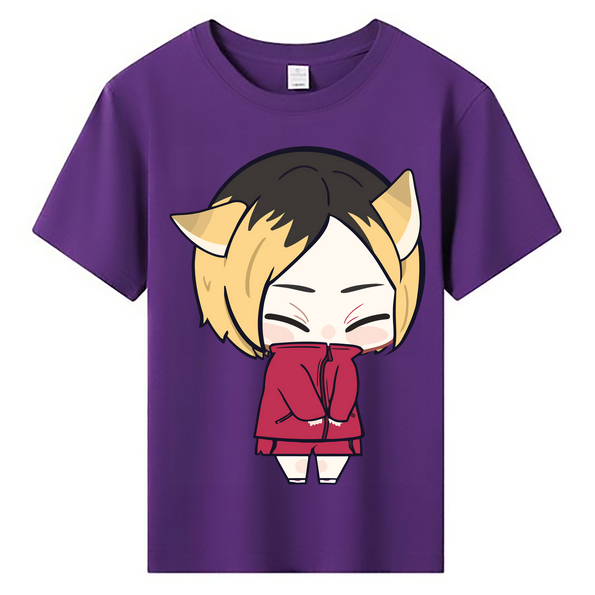 （画像用） ハイキュー!! Haikyu!! 綿100％キッズTシャツ（フロントプリント）