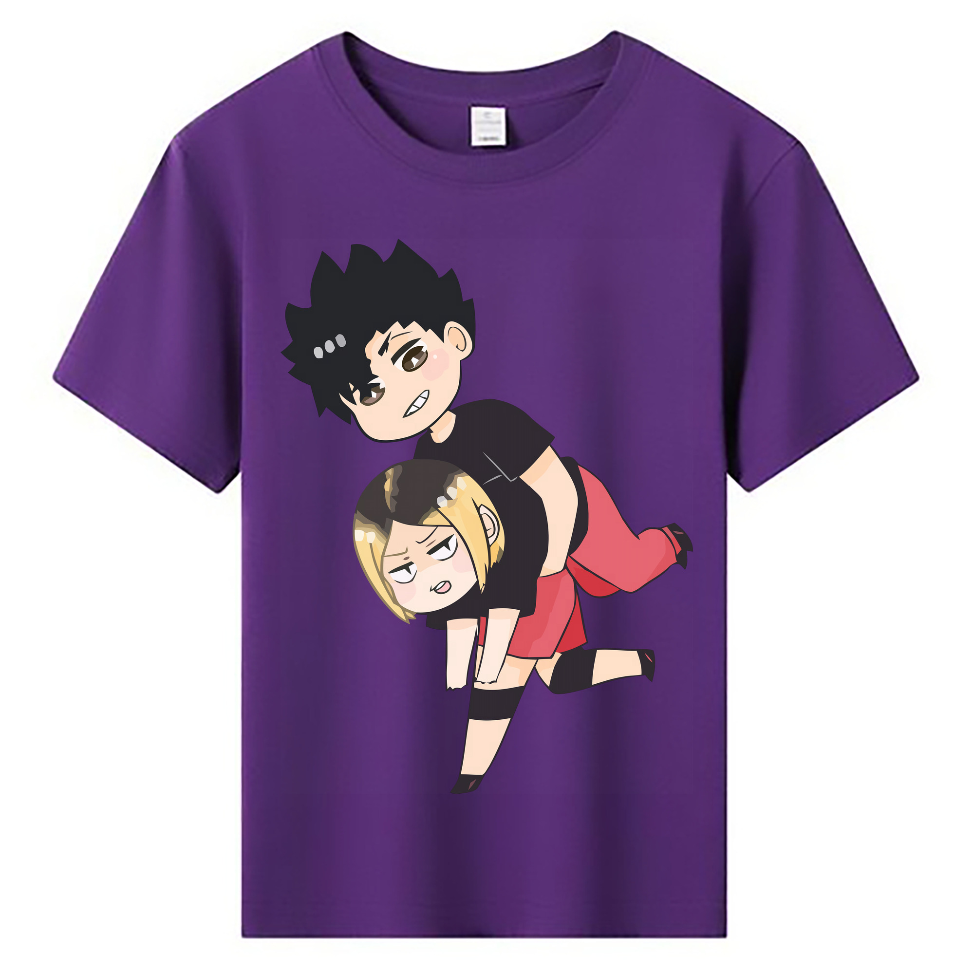 （画像用） ハイキュー!! Haikyu!! 綿100％キッズTシャツ（フロントプリント）