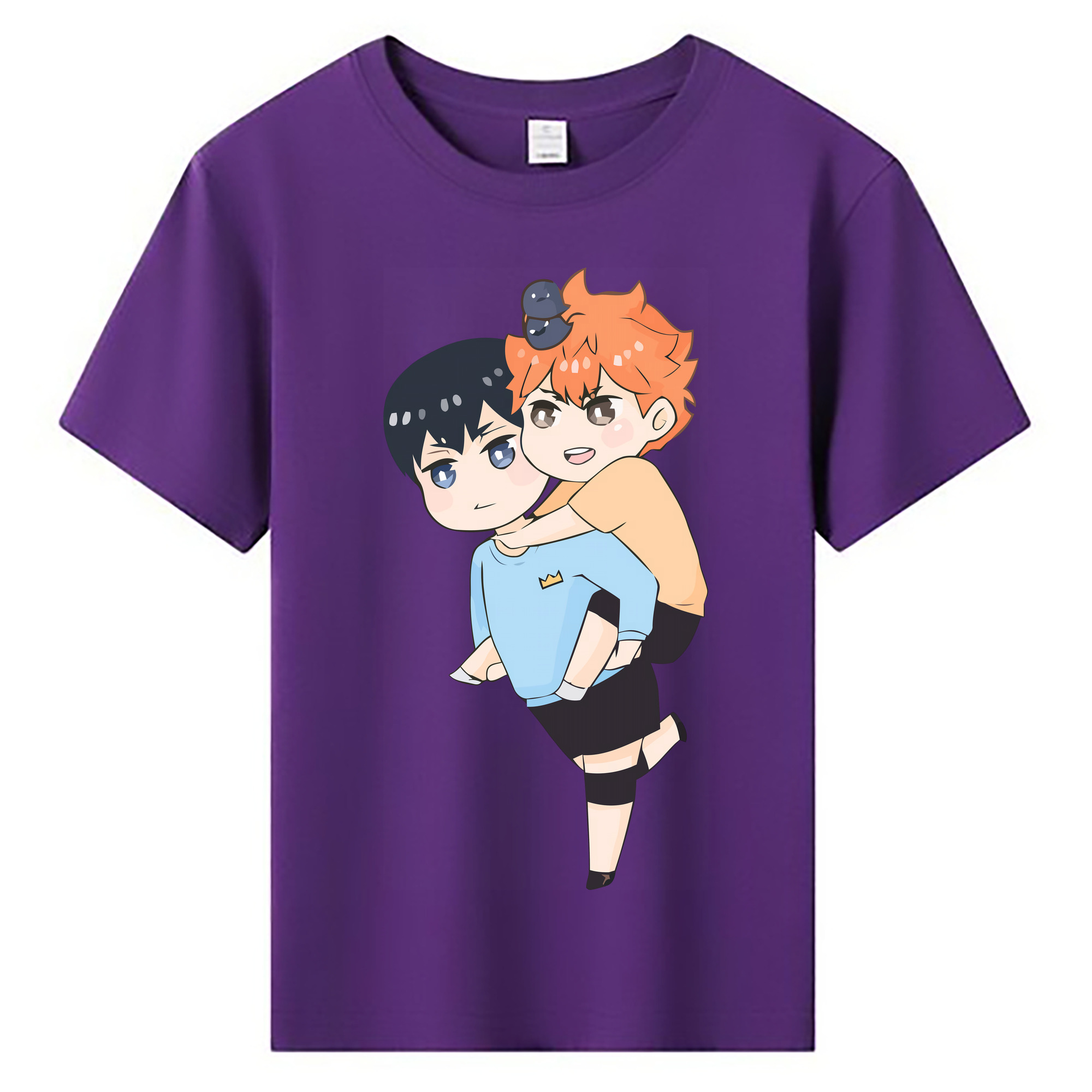 （画像用） ハイキュー!! Haikyu!! 綿100％キッズTシャツ（フロントプリント）