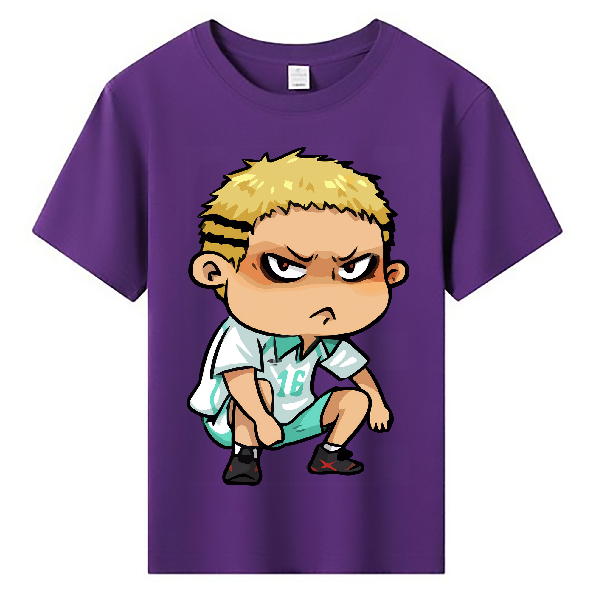 （画像用） ハイキュー!! Haikyu!! 綿100％キッズTシャツ（フロントプリント）