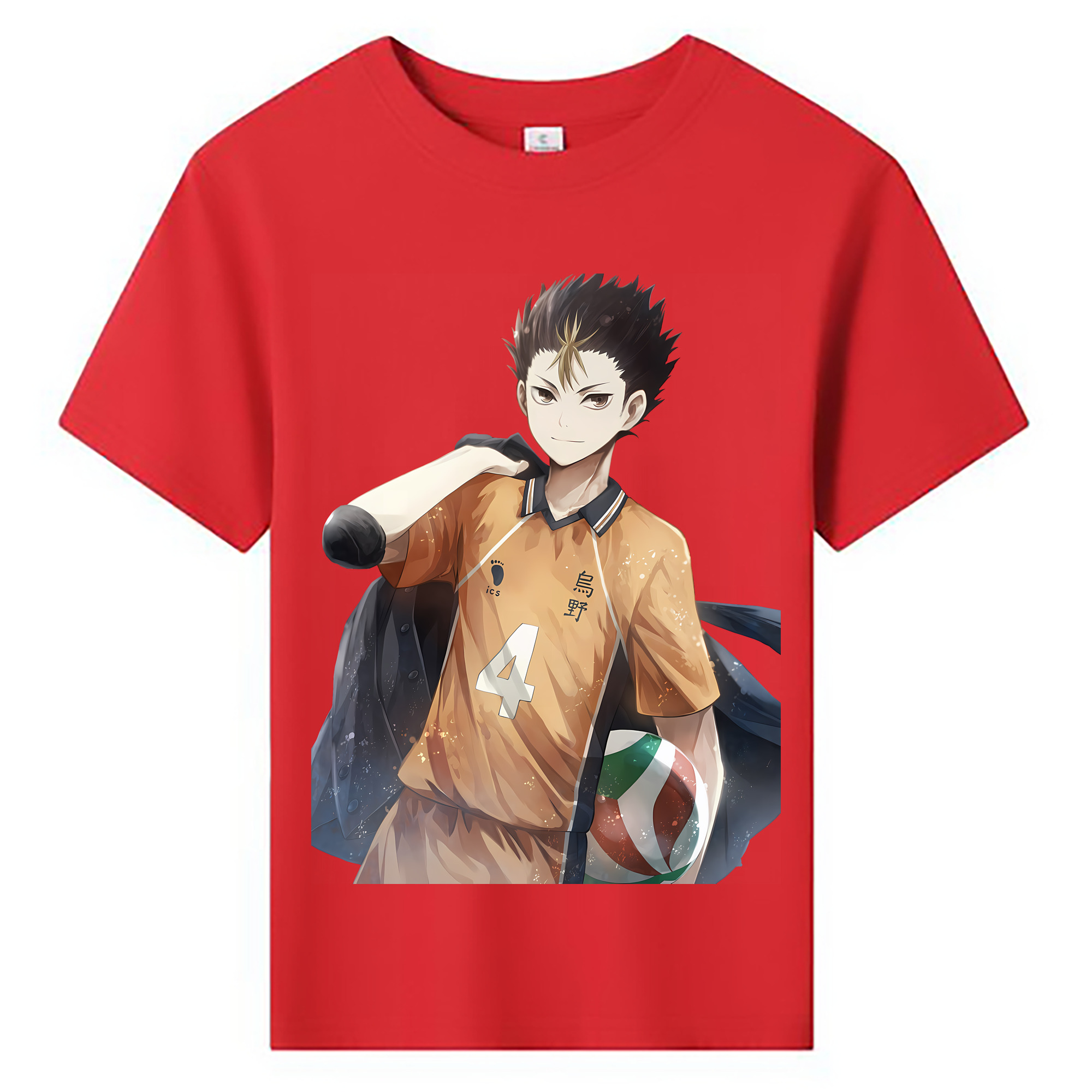 （画像用） ハイキュー!! Haikyu!! 綿100％キッズTシャツ（フロントプリント）
