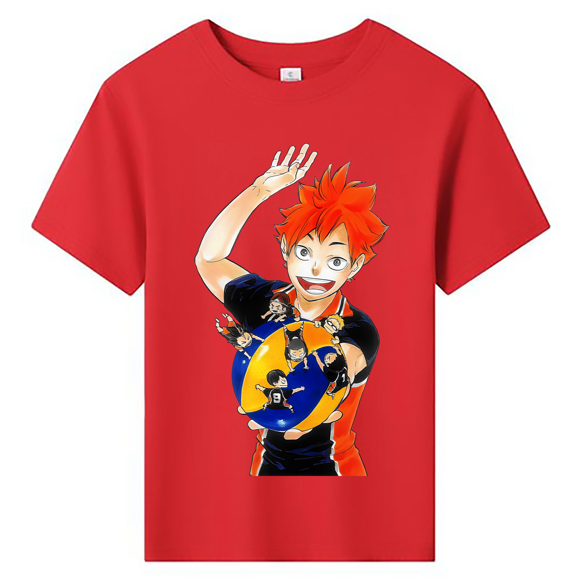 （画像用） ハイキュー!! Haikyu!! 綿100％キッズTシャツ（フロントプリント）