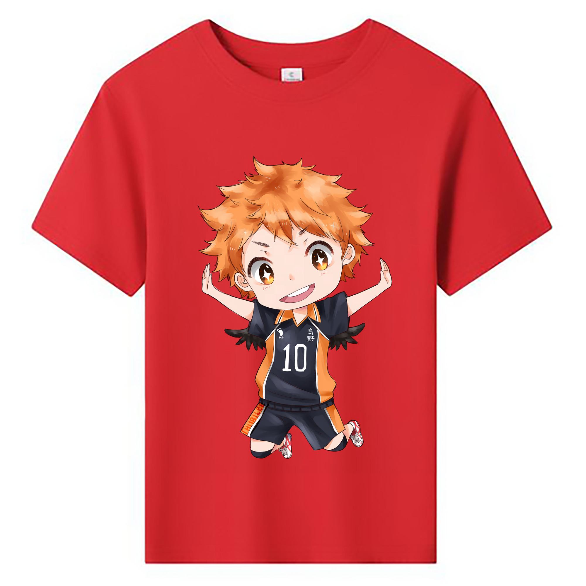 （画像用） ハイキュー!! Haikyu!! 綿100％キッズTシャツ（フロントプリント）