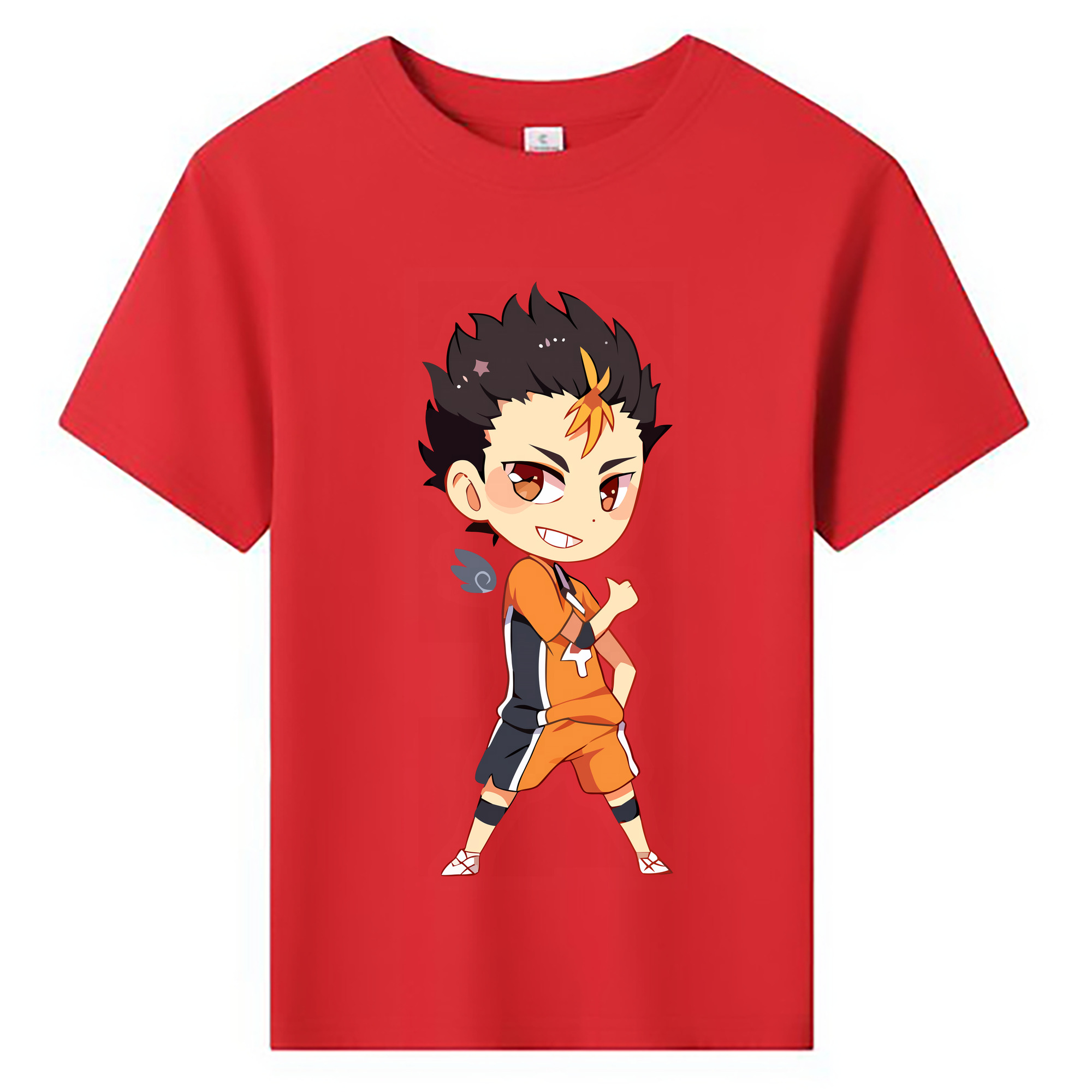 （画像用） ハイキュー!! Haikyu!! 綿100％キッズTシャツ（フロントプリント）