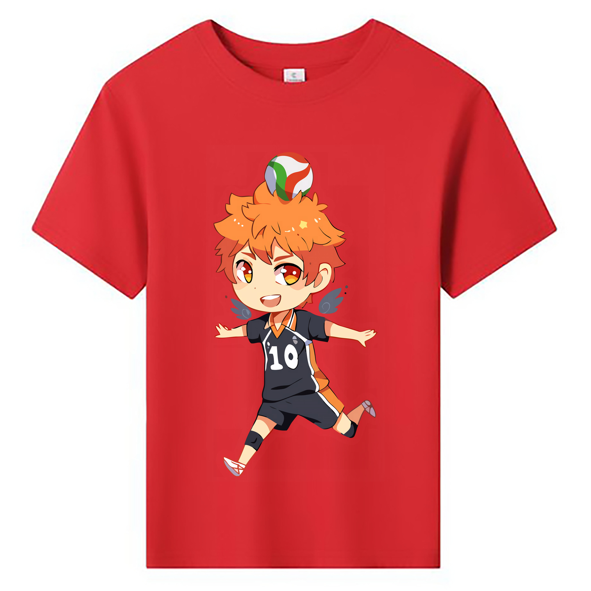 （画像用） ハイキュー!! Haikyu!! 綿100％キッズTシャツ（フロントプリント）
