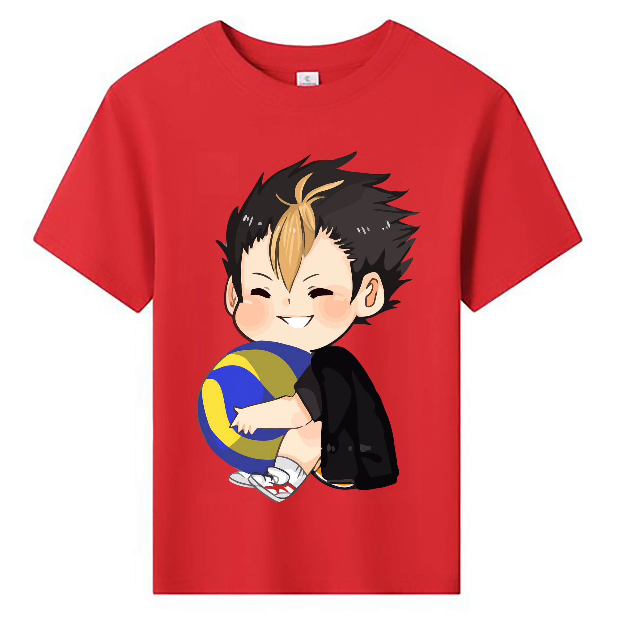 （画像用） ハイキュー!! Haikyu!! 綿100％キッズTシャツ（フロントプリント）