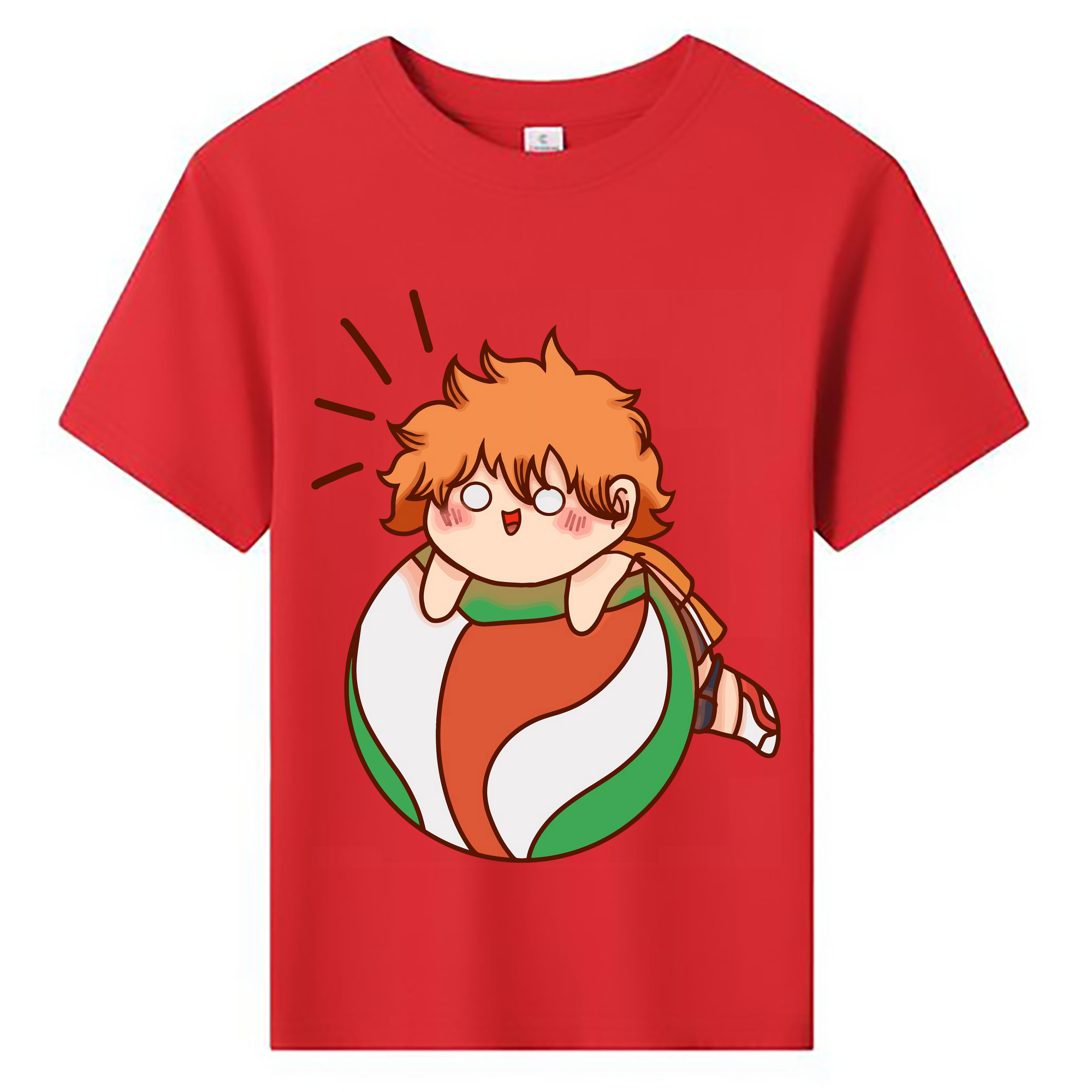 （画像用） ハイキュー!! Haikyu!! 綿100％キッズTシャツ（フロントプリント）