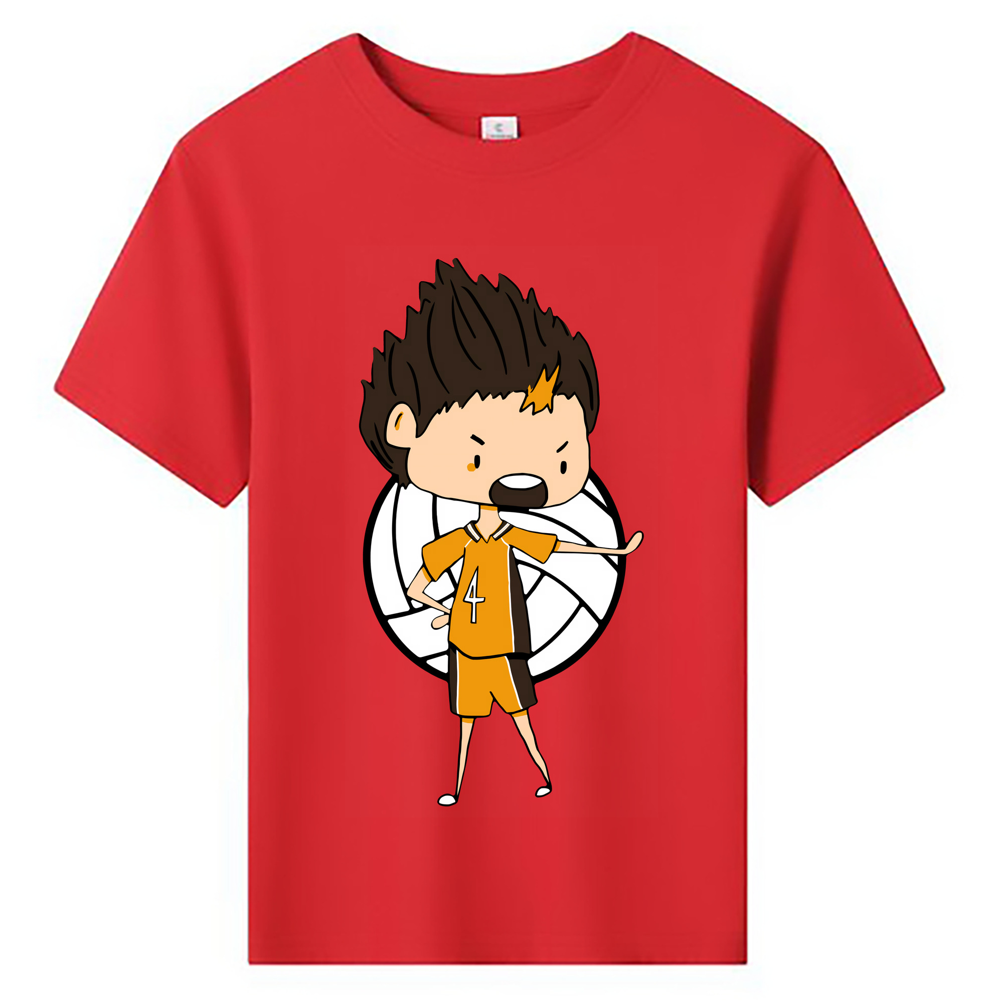 （画像用） ハイキュー!! Haikyu!! 綿100％キッズTシャツ（フロントプリント）