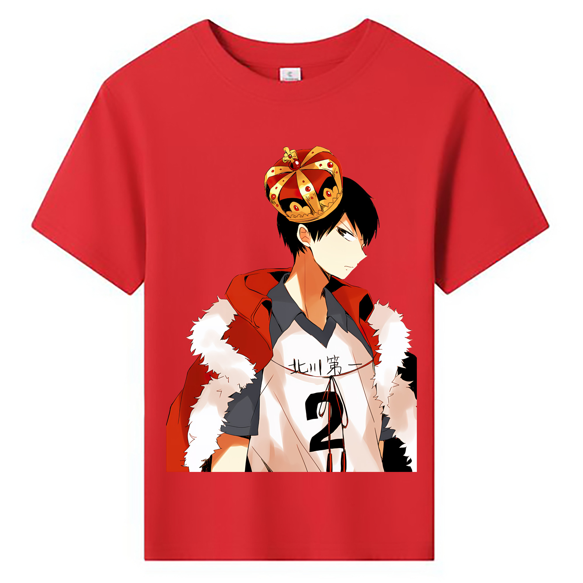 （画像用） ハイキュー!! Haikyu!! 綿100％キッズTシャツ（フロントプリント）