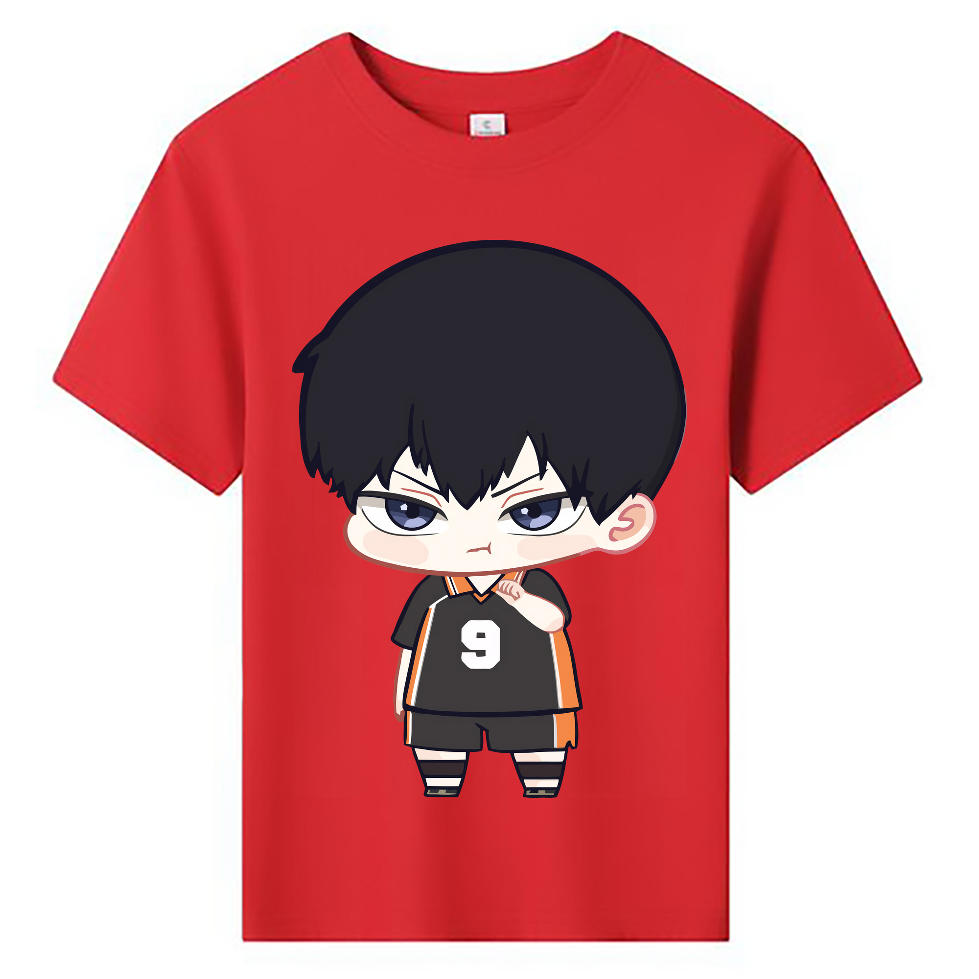 （画像用） ハイキュー!! Haikyu!! 綿100％キッズTシャツ（フロントプリント）