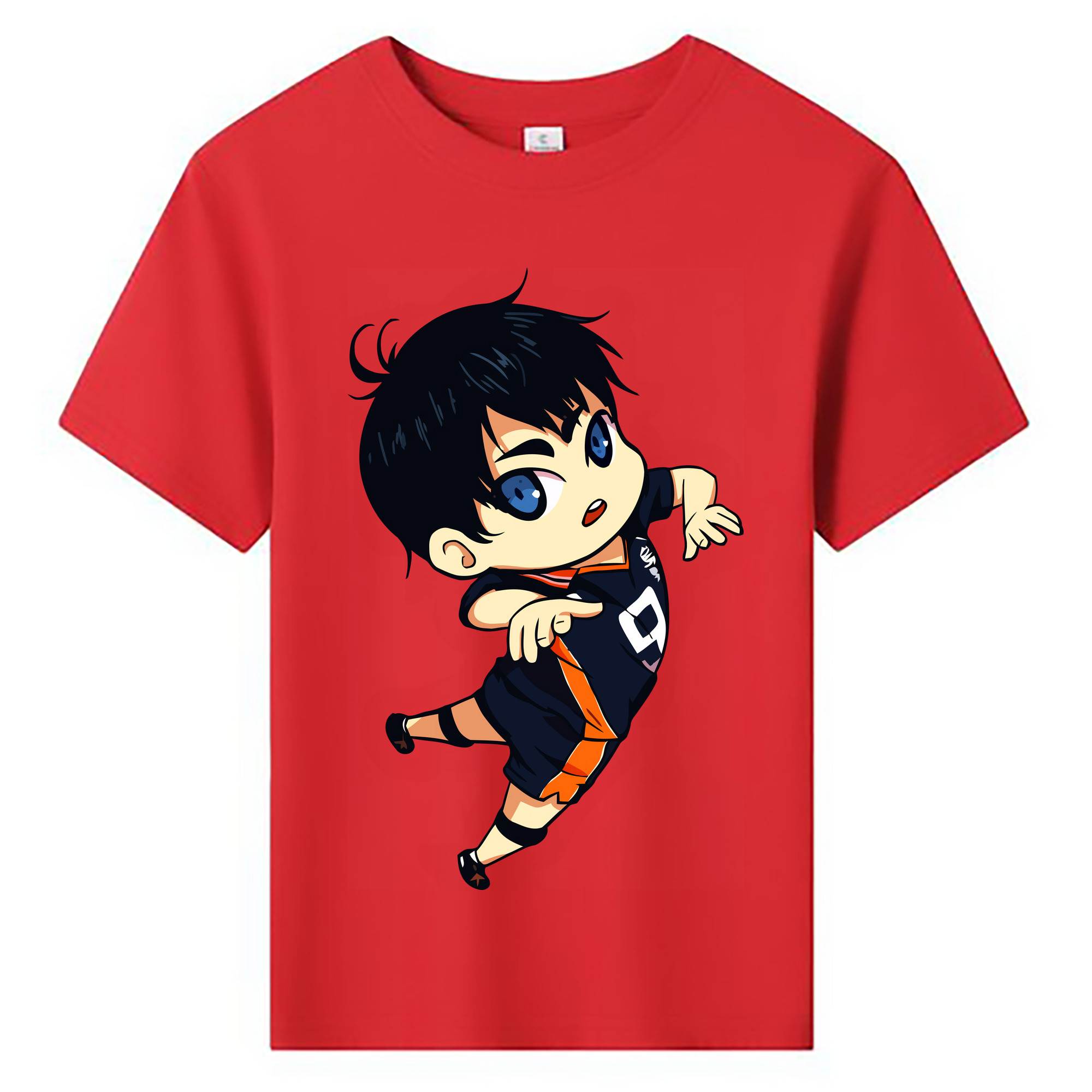 （画像用） ハイキュー!! Haikyu!! 綿100％キッズTシャツ（フロントプリント）