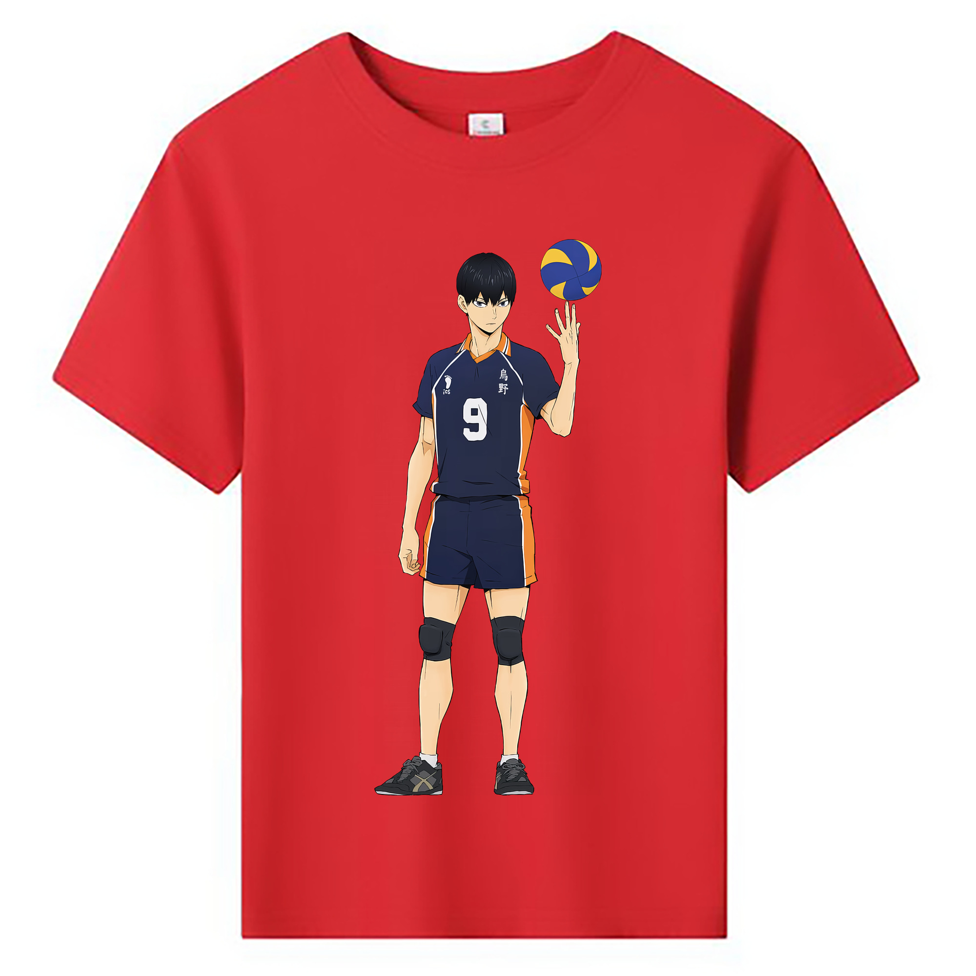 （画像用） ハイキュー!! Haikyu!! 綿100％キッズTシャツ（フロントプリント）