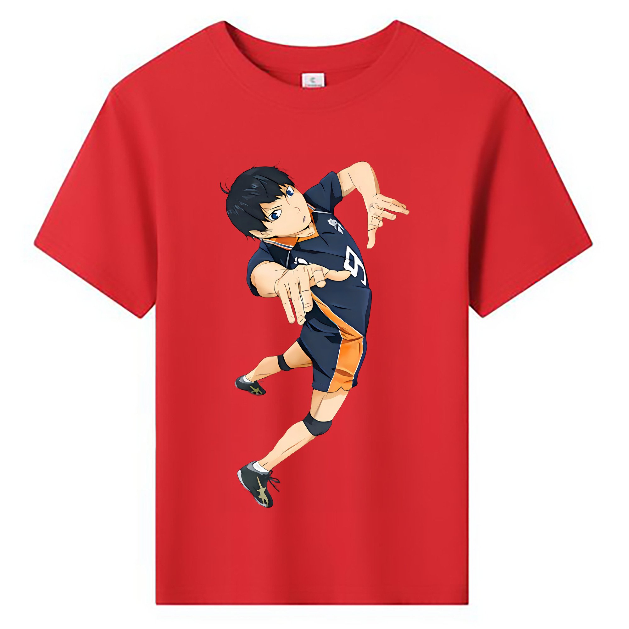 （画像用） ハイキュー!! Haikyu!! 綿100％キッズTシャツ（フロントプリント）