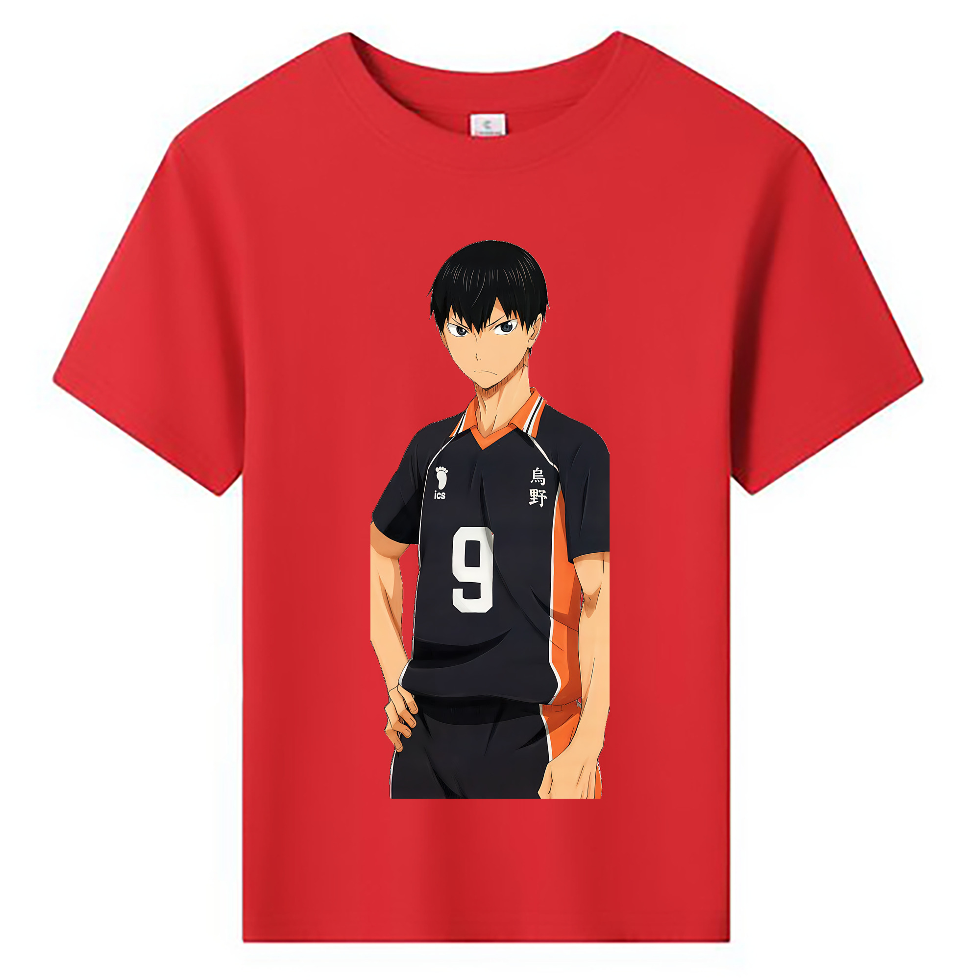 （画像用） ハイキュー!! Haikyu!! 綿100％キッズTシャツ（フロントプリント）