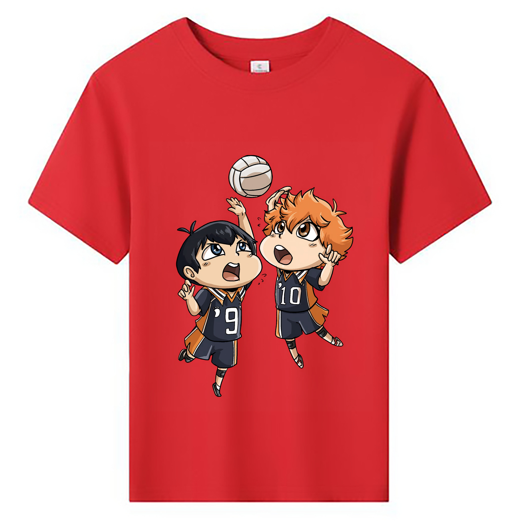 （画像用） ハイキュー!! Haikyu!! 綿100％キッズTシャツ（フロントプリント）