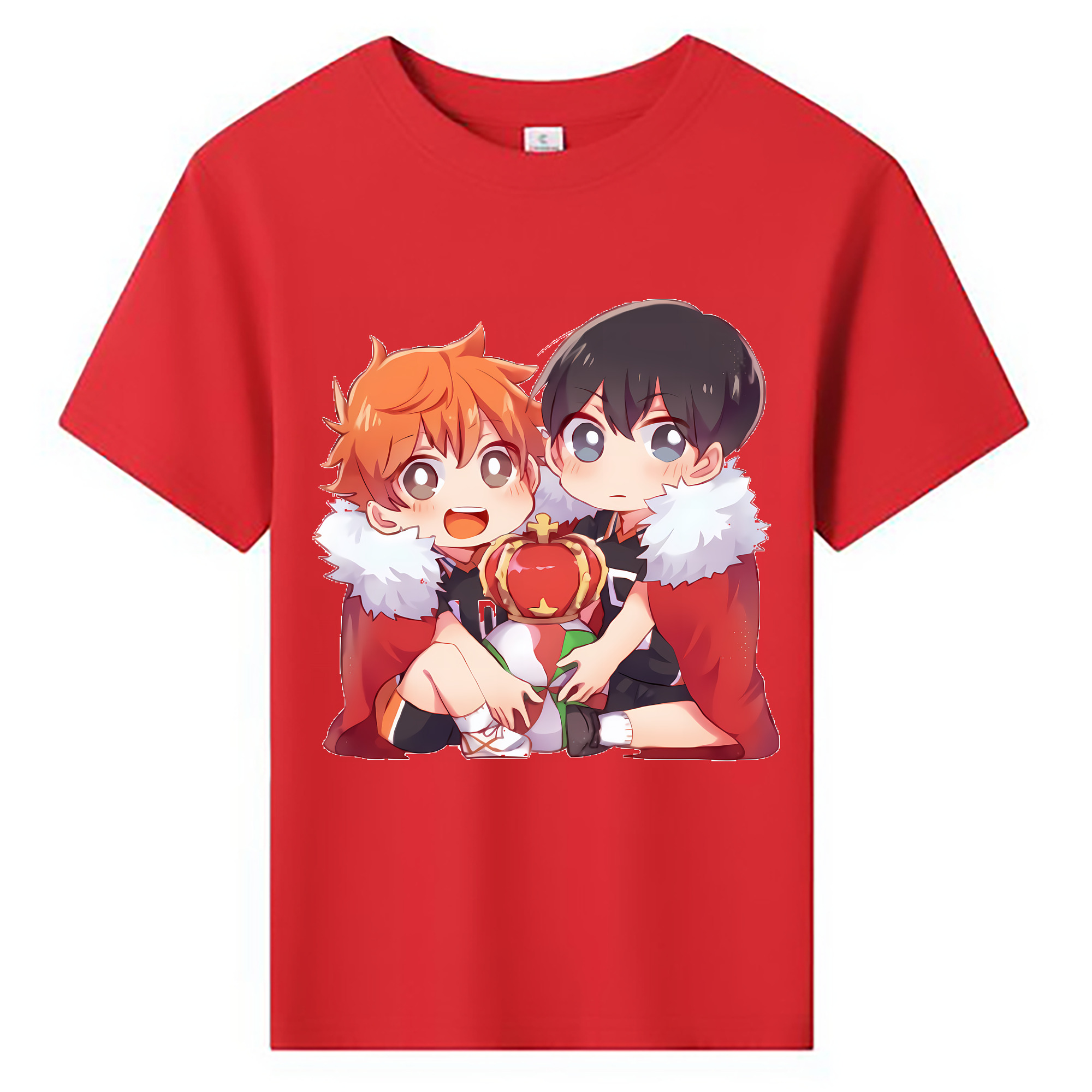 （画像用） ハイキュー!! Haikyu!! 綿100％キッズTシャツ（フロントプリント）