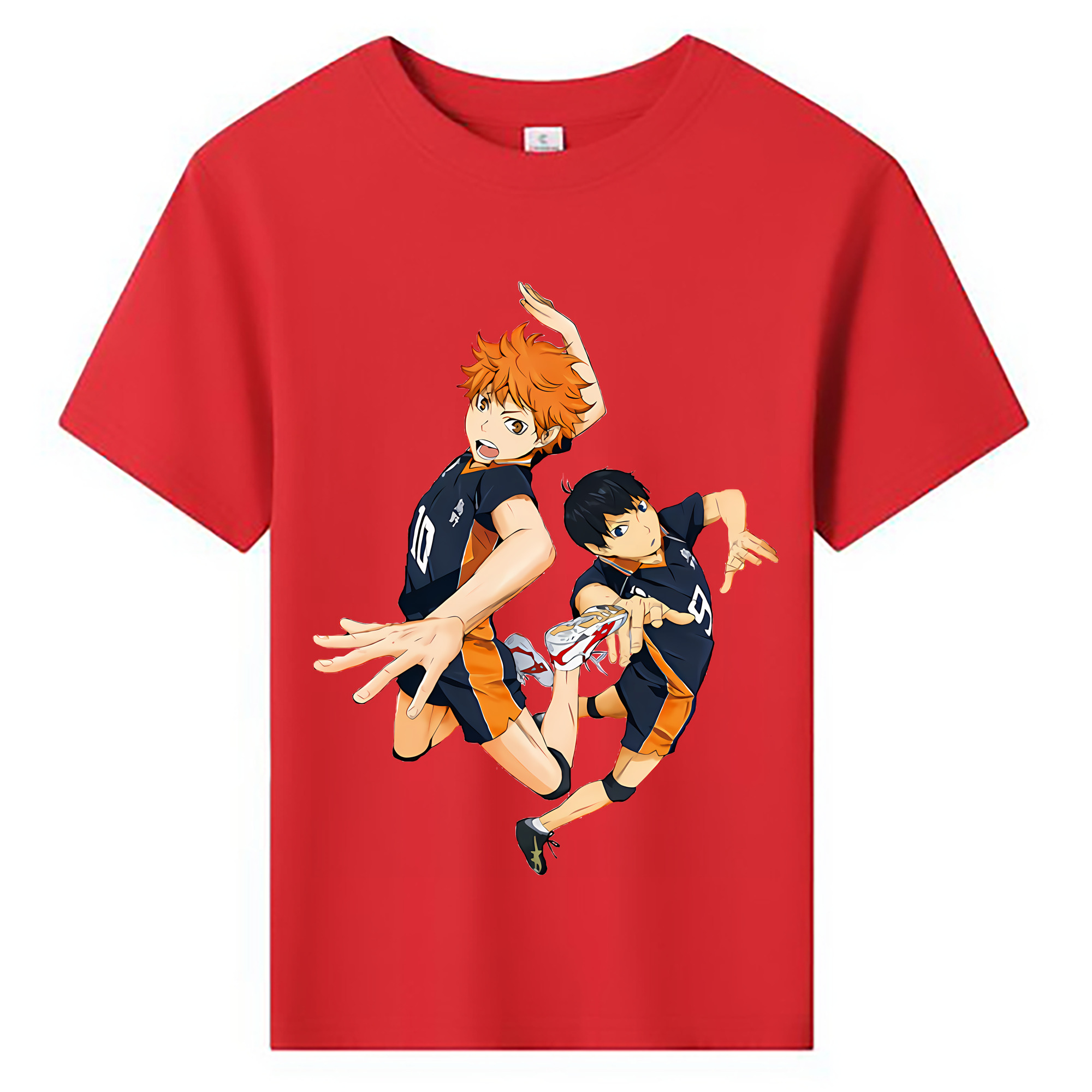 （画像用） ハイキュー!! Haikyu!! 綿100％キッズTシャツ（フロントプリント）